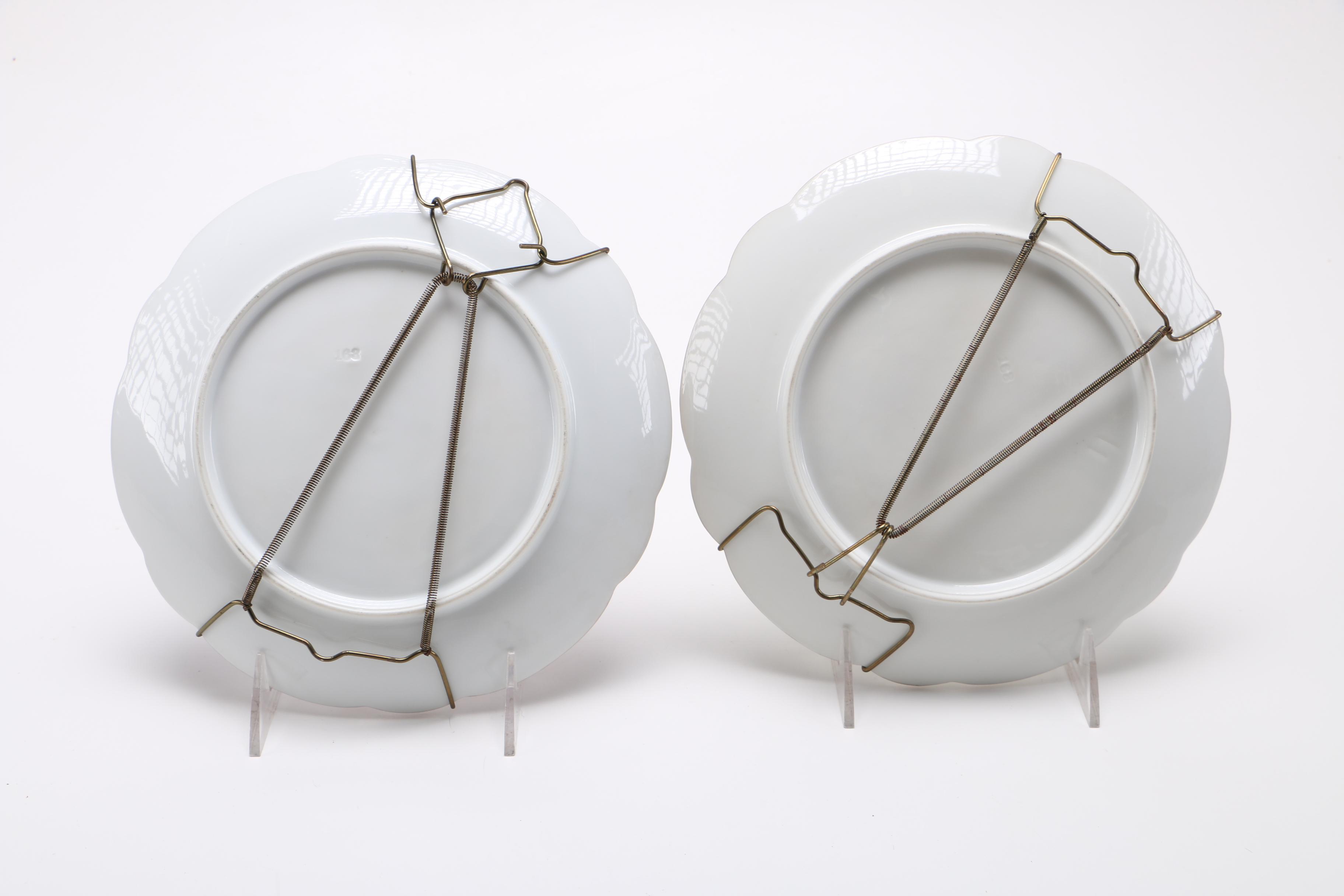 Decorative Porcelain Plates With Table Accessories With Limoges