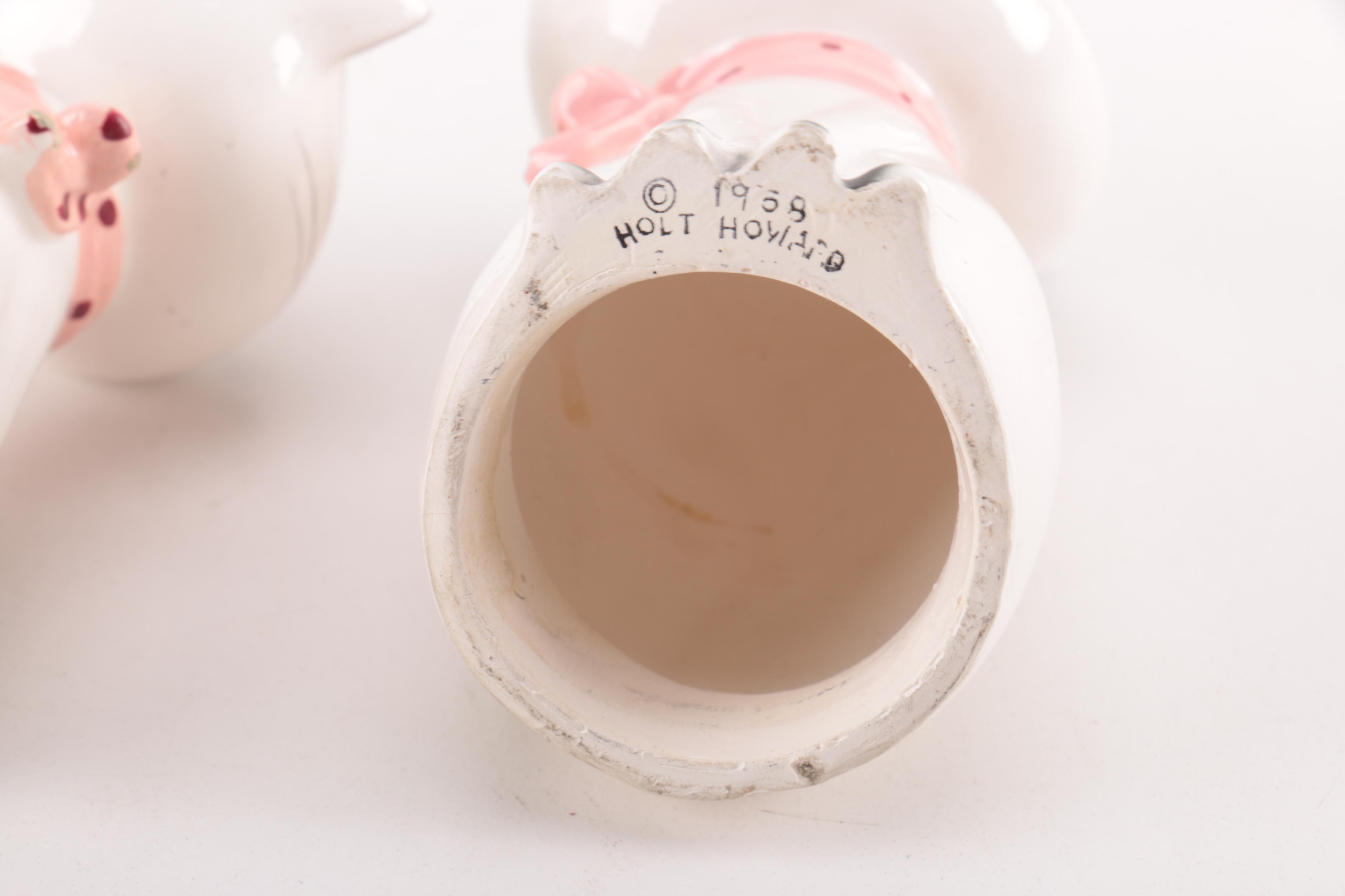 "Cozy Kittens" Salt and Pepper Shakers by Holt-Howard