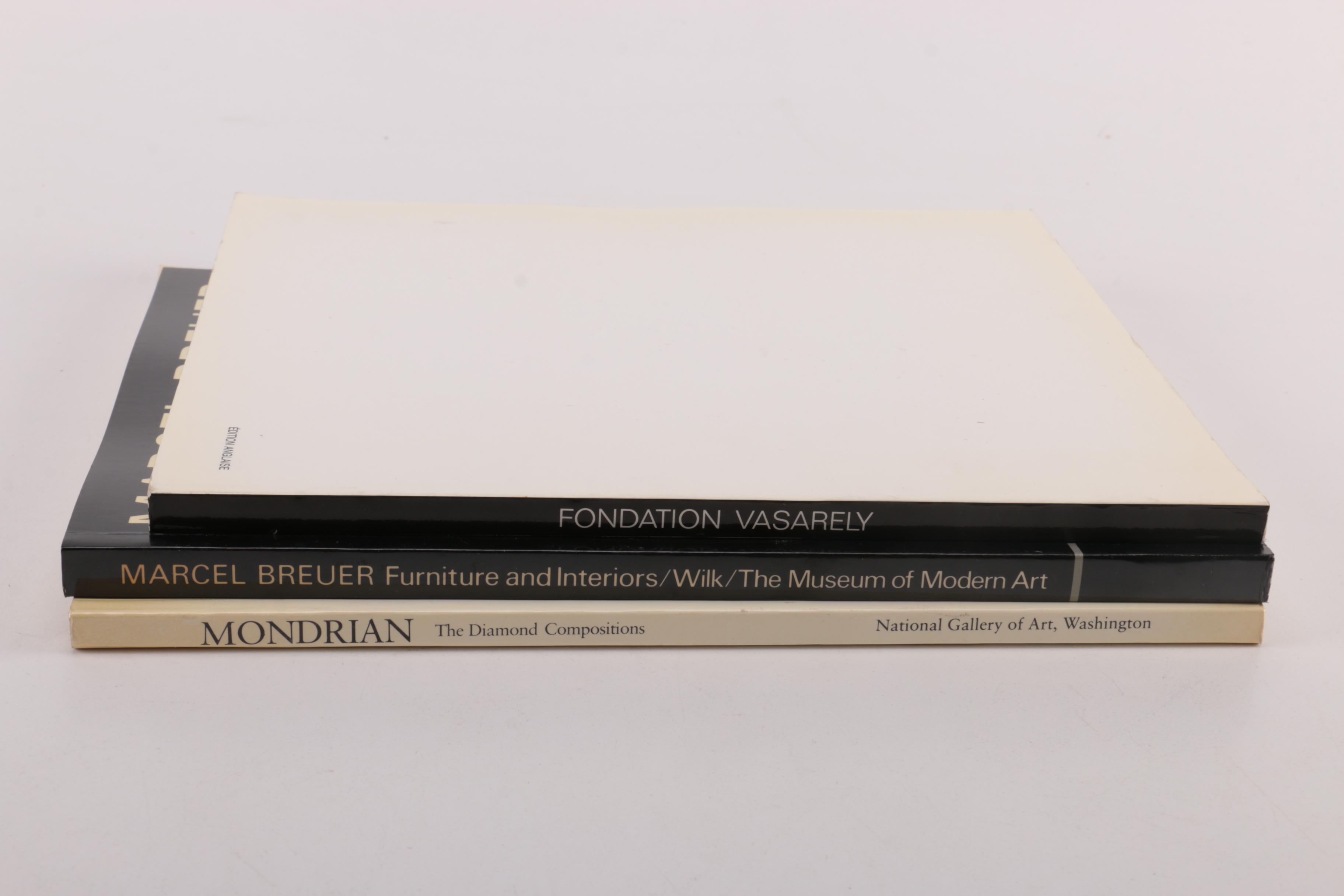 Art Exhibition Catalogs Including "Mondrian: The Diamond Compositions"