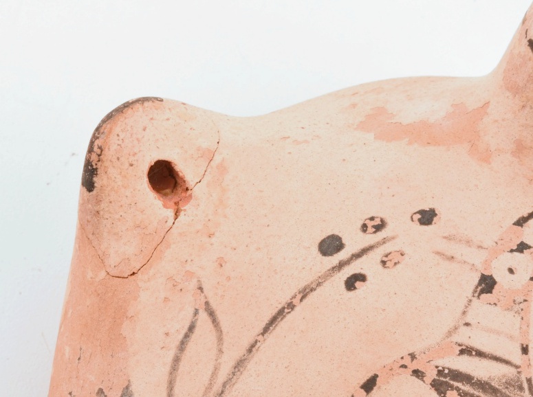 20th Century Santo Domingo Pottery Bowl and Canteen