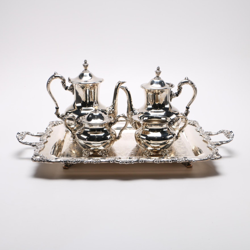 Silver Plated Lady Margaret Style Tea and Coffee Service