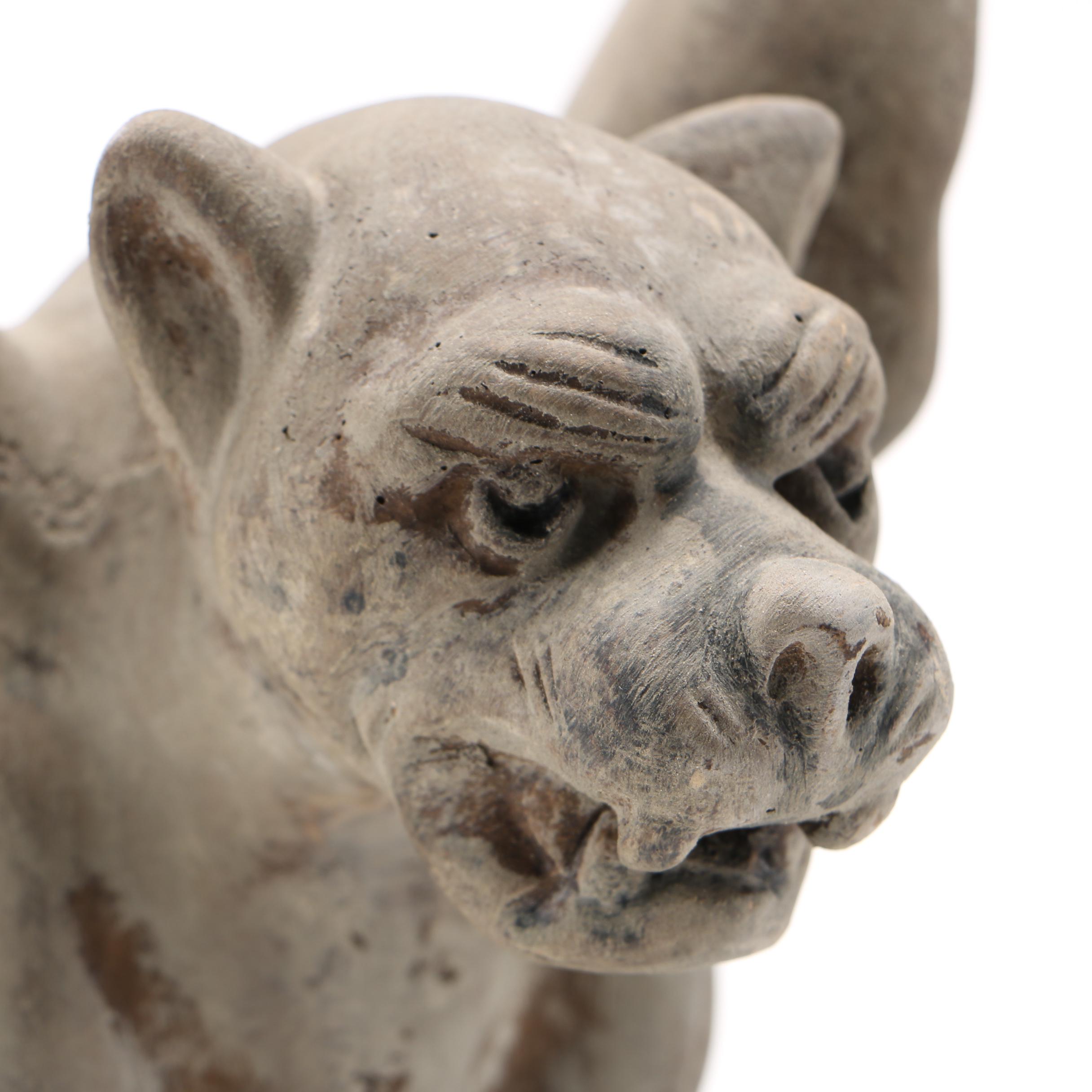 Ceramic Gargoyle Statue
