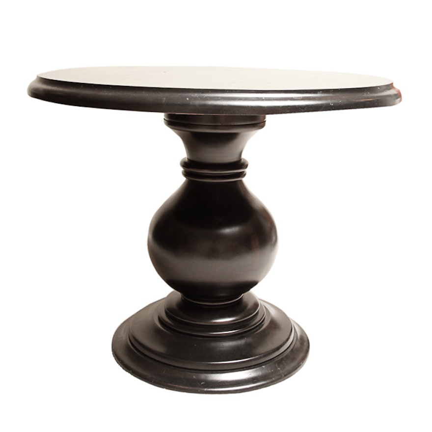 Round Pedestal Base Accent Table