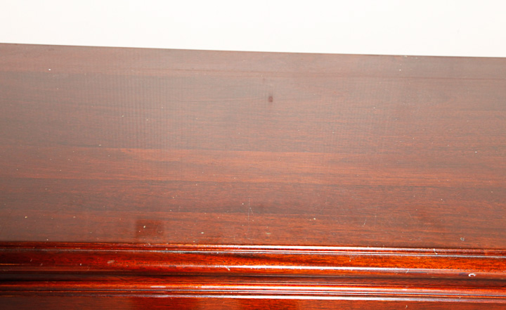 Vintage Chippendale Style Mahogany Dresser With Mirror