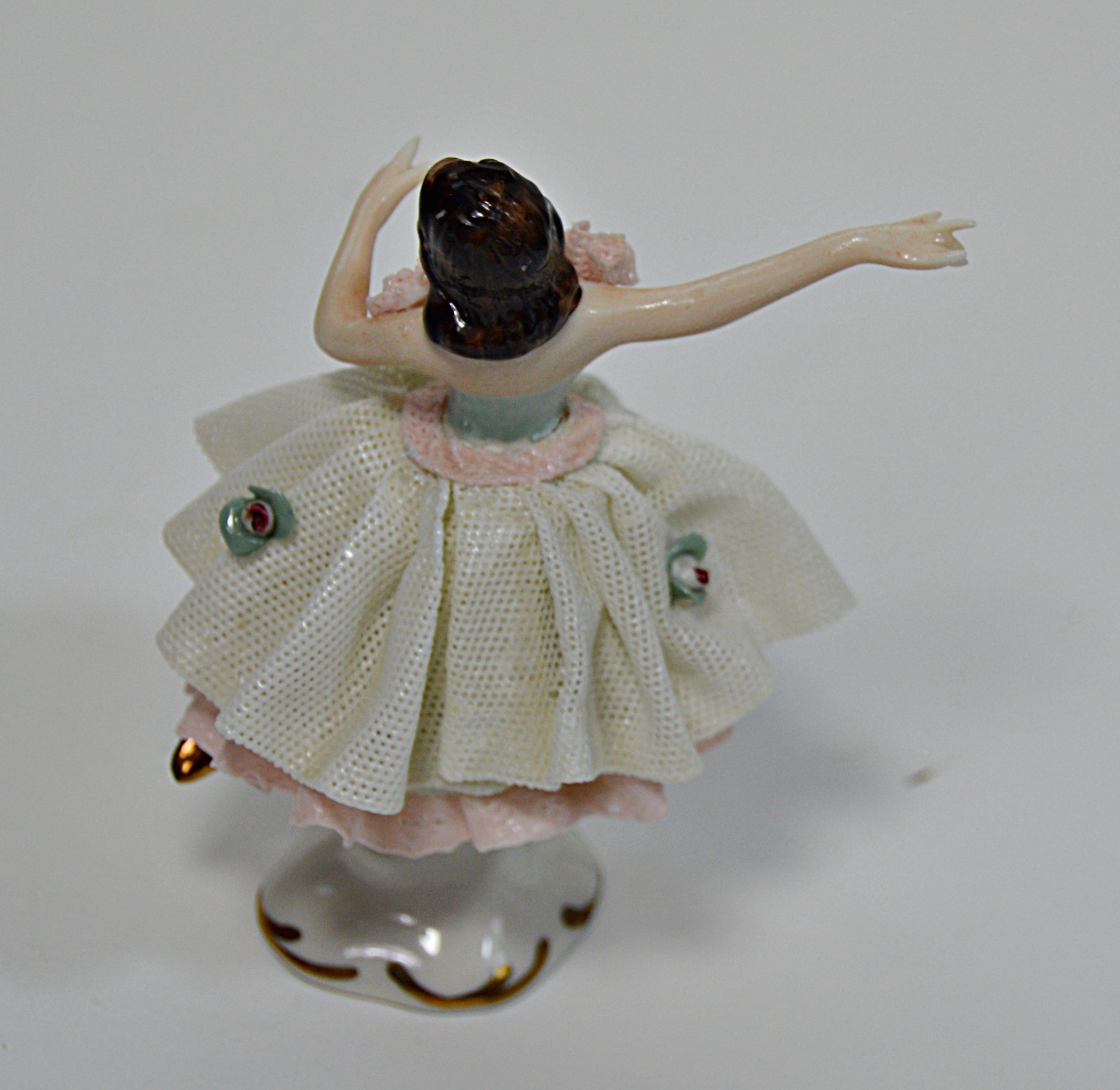 Antique Dresden Porcelain Ballerina