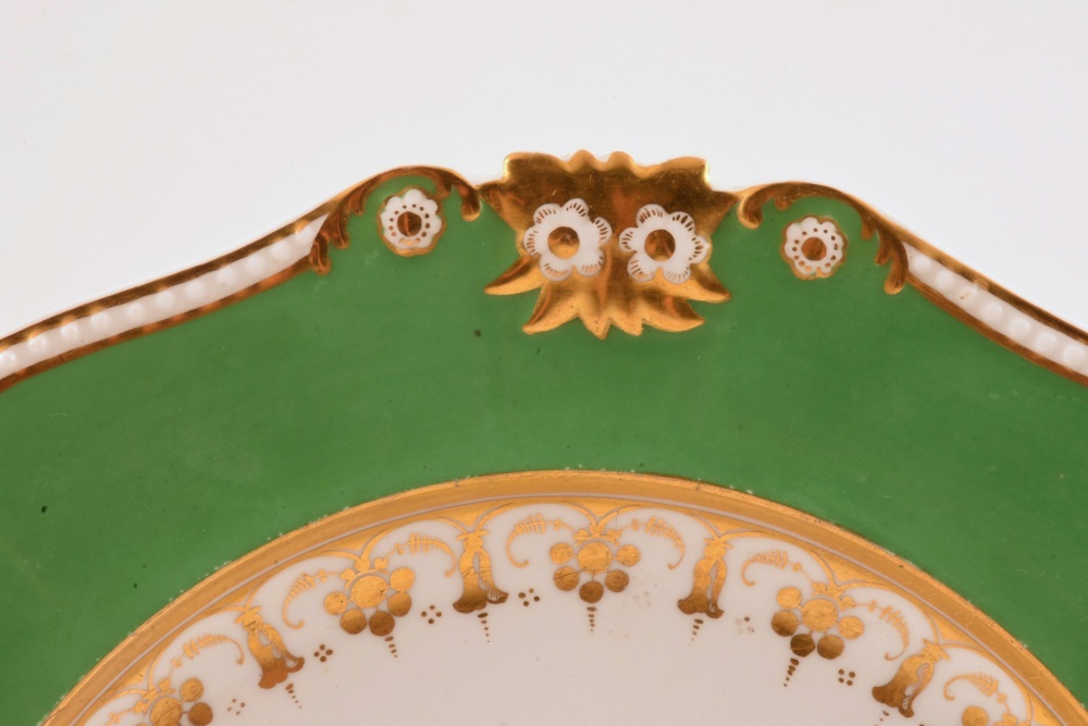 Set of Twelve Bloor Derby English Armorial Plates