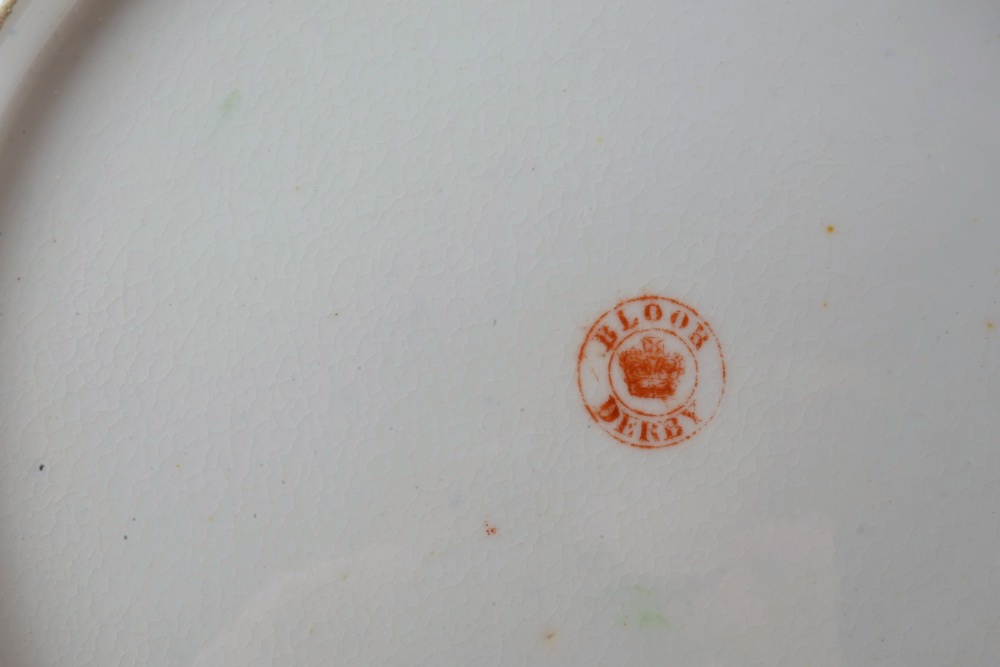 Set of Twelve Bloor Derby English Armorial Plates