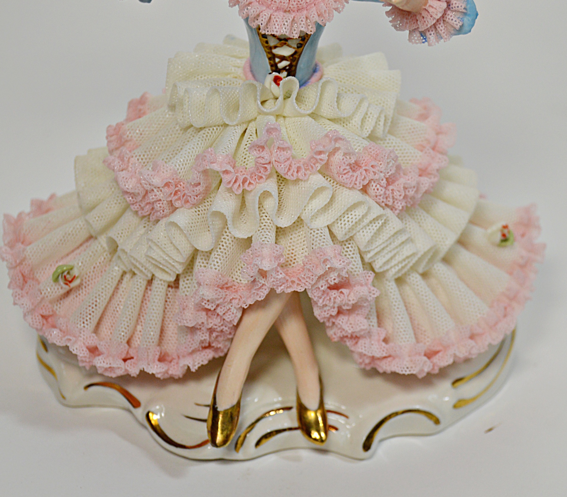 Antique Dresden Porcelain Ballerina
