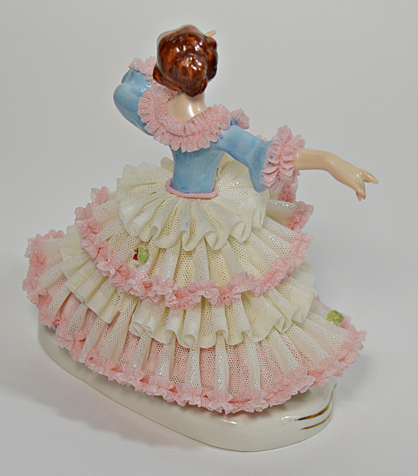 Antique Dresden Porcelain Ballerina