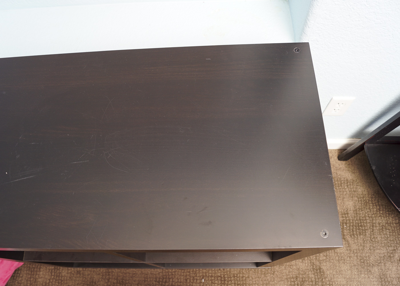 Black Cube Shelving Unit