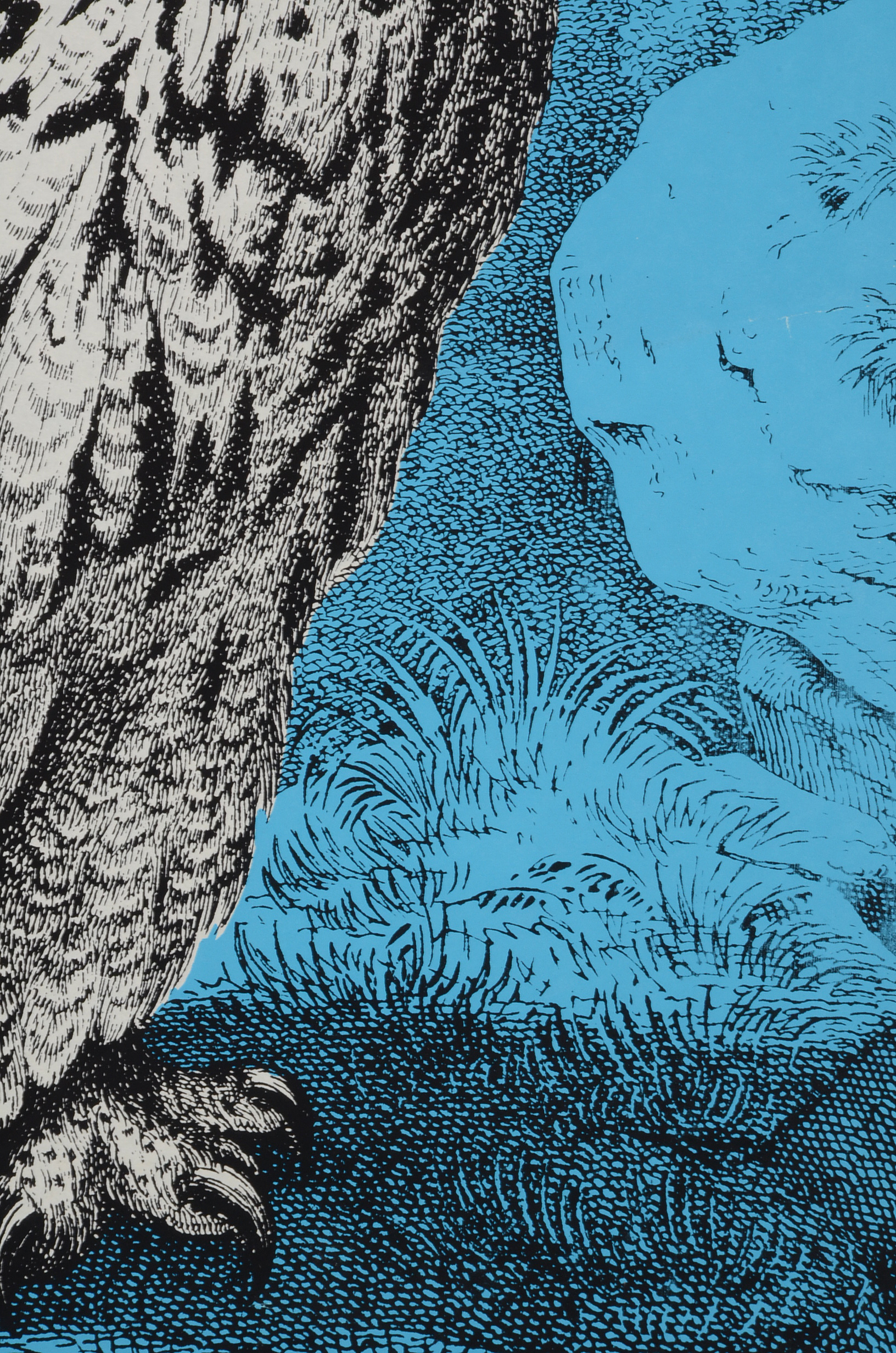 Tiber Press 1969 Original Serigraph "Mr. Owl"