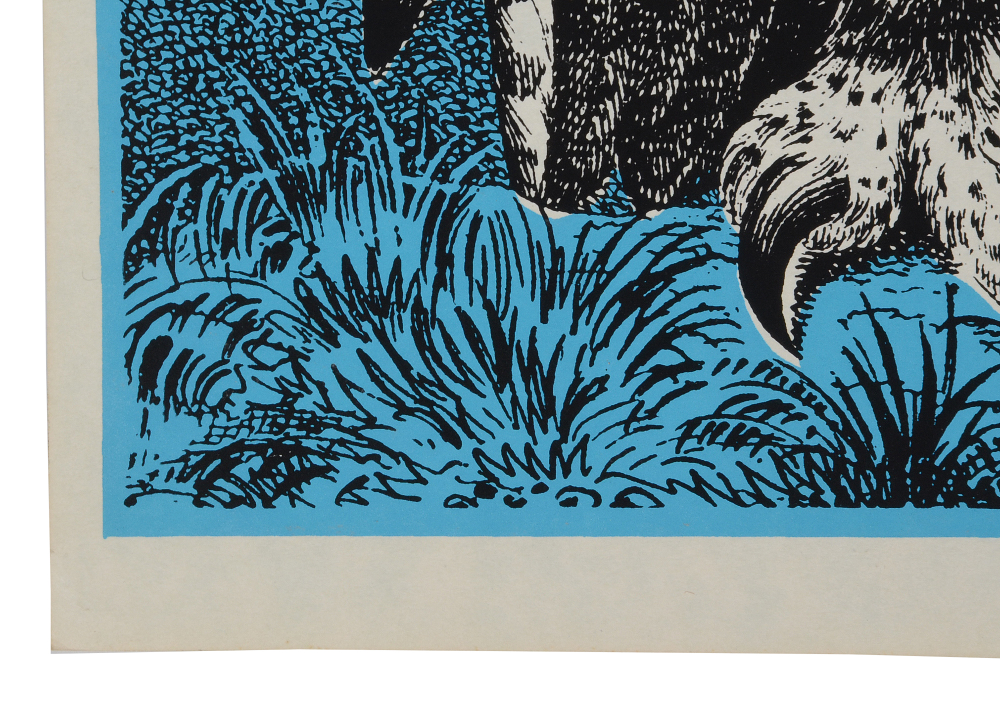 Tiber Press 1969 Original Serigraph "Mr. Owl"