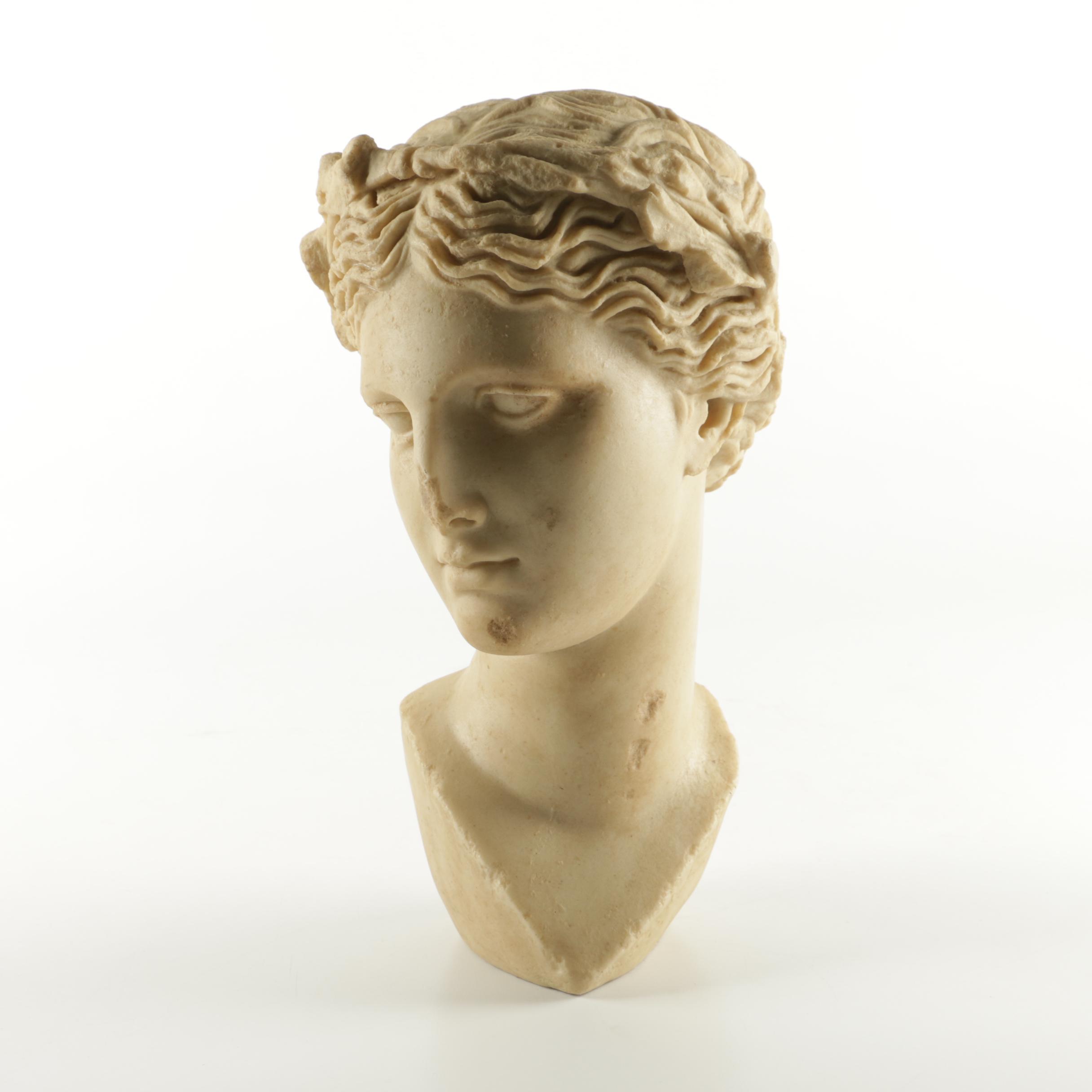 Reproduction Cast Marble "Thalia, Muse of Comedy"