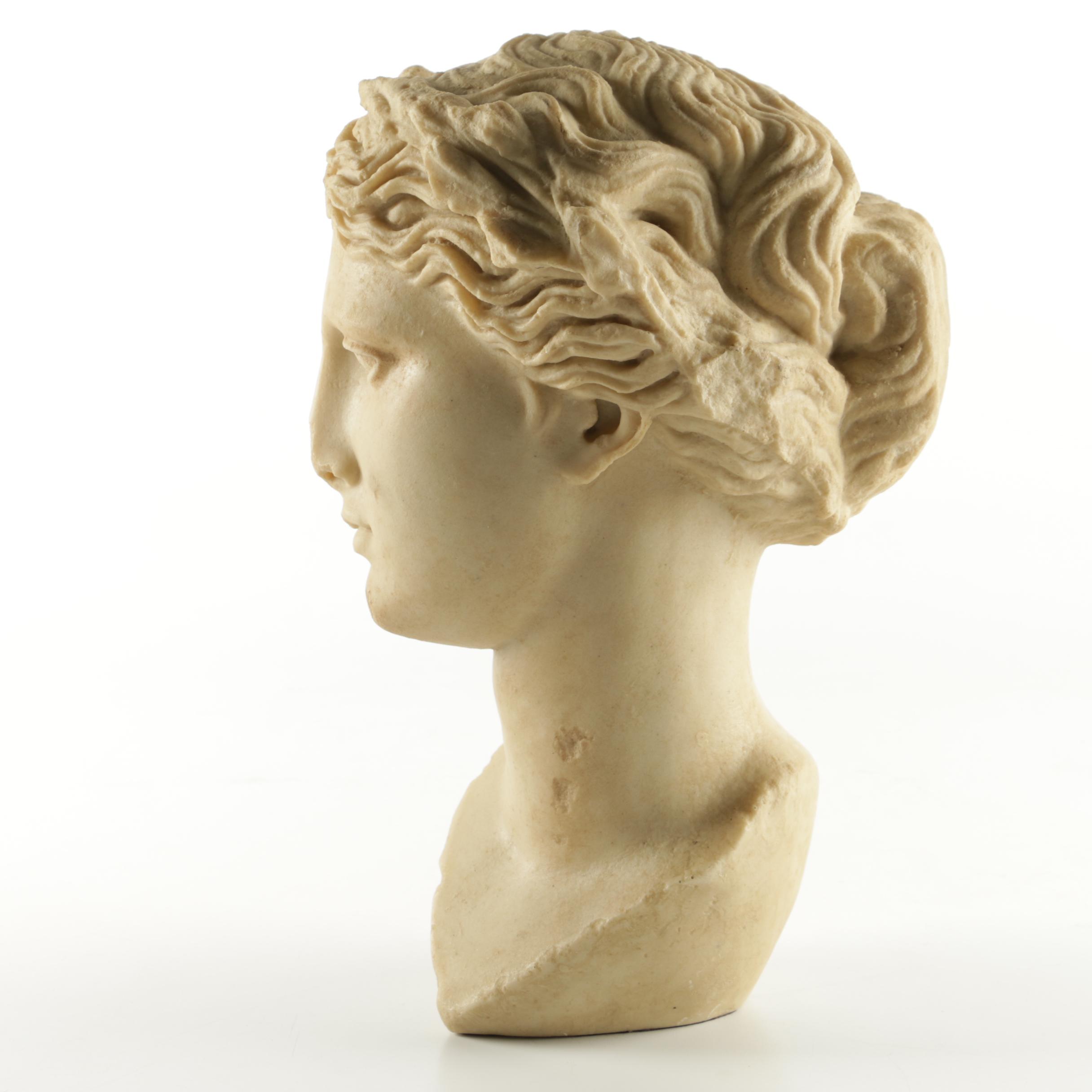 Reproduction Cast Marble "Thalia, Muse of Comedy"
