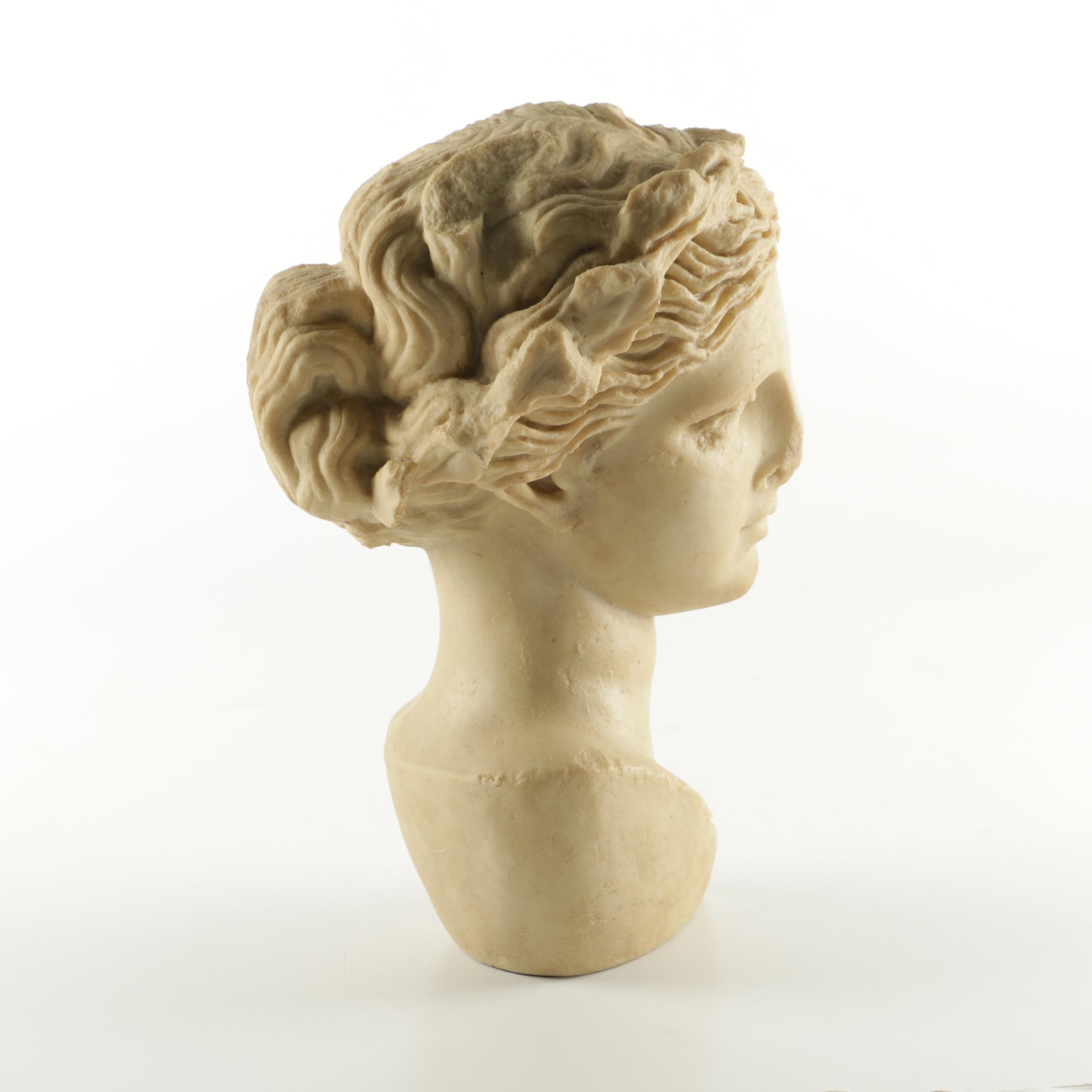 Reproduction Cast Marble "Thalia, Muse of Comedy"
