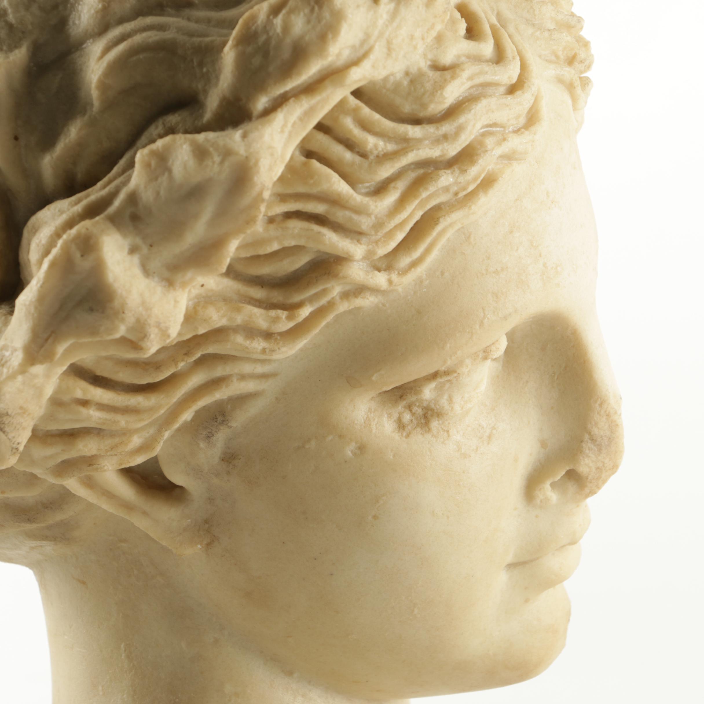 Reproduction Cast Marble "Thalia, Muse of Comedy"
