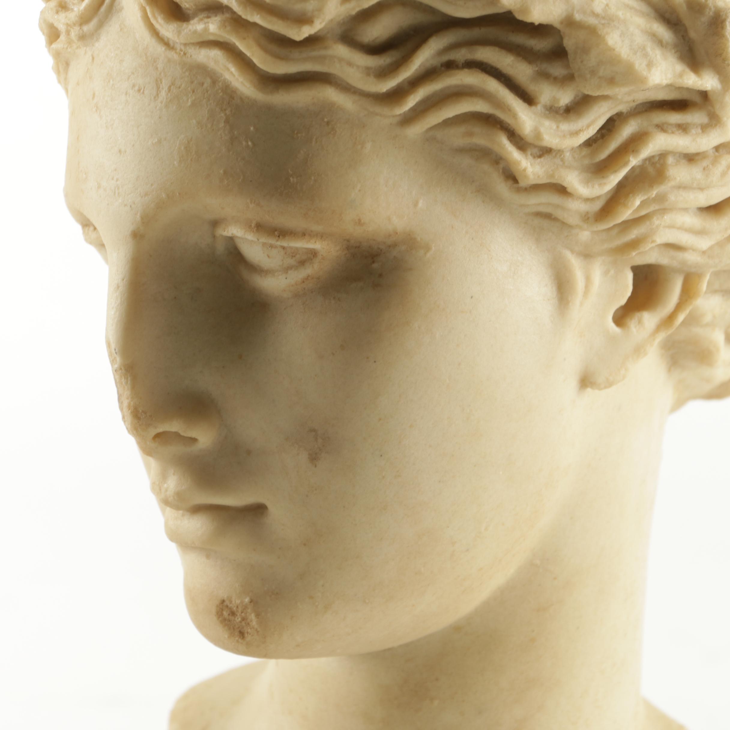 Reproduction Cast Marble "Thalia, Muse of Comedy"