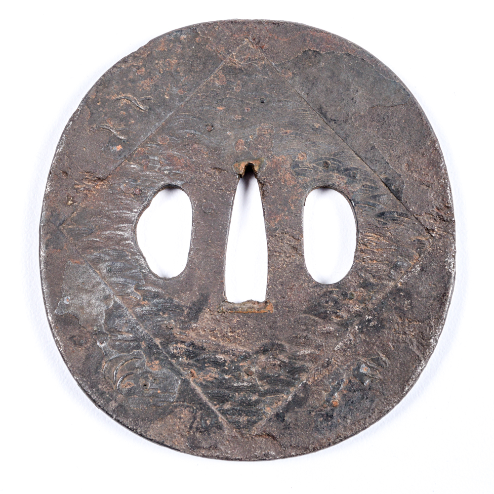 Pair of Antique Japanese Tsuba Sword Guards