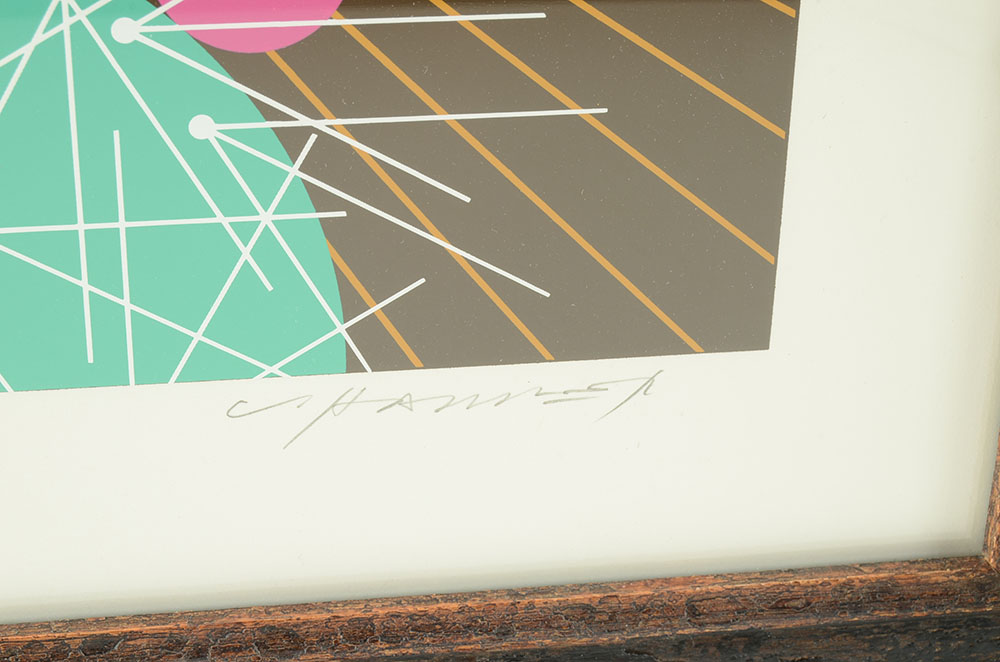 Charley Harper Signed Limited Edition Serigraph "Prickly Pair"