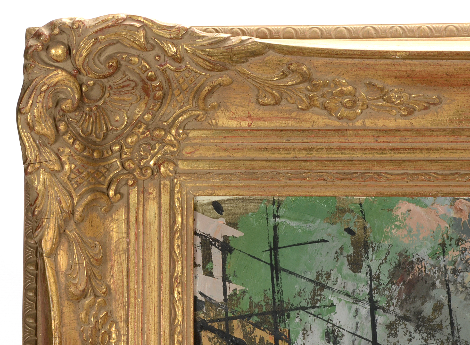 A. Girard Original Acrylic and Oil on Canvas "Venice Canal"