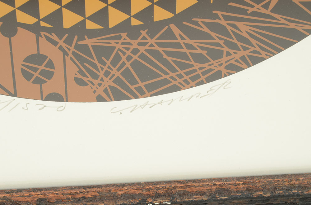 Charley Harper Signed Limited Edition Serigraph "Armaditto"