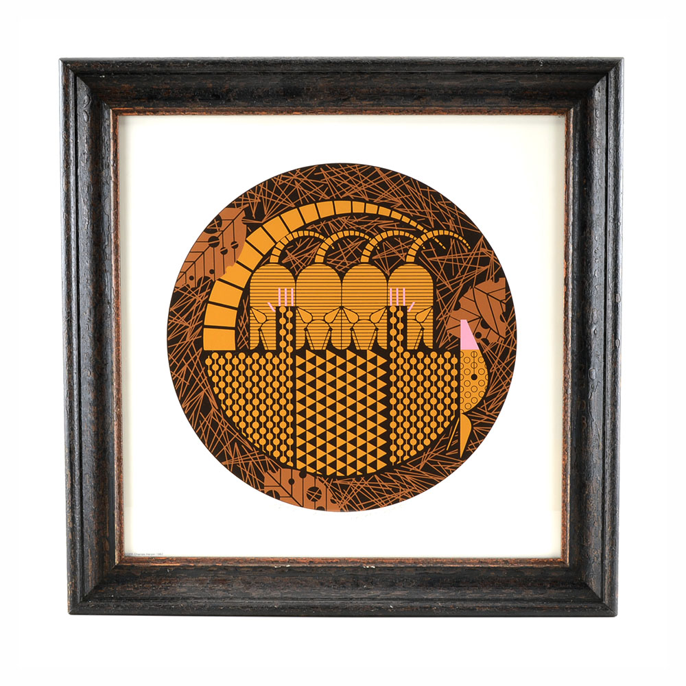 Charley Harper Signed Limited Edition Serigraph "Armaditto"