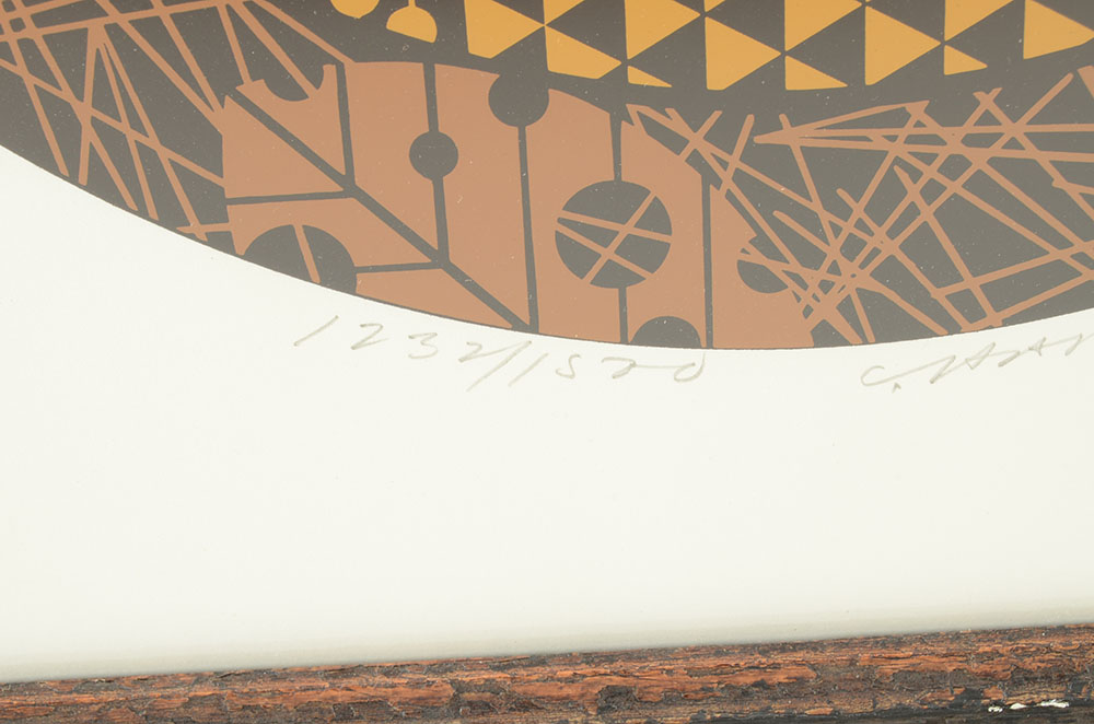 Charley Harper Signed Limited Edition Serigraph "Armaditto"