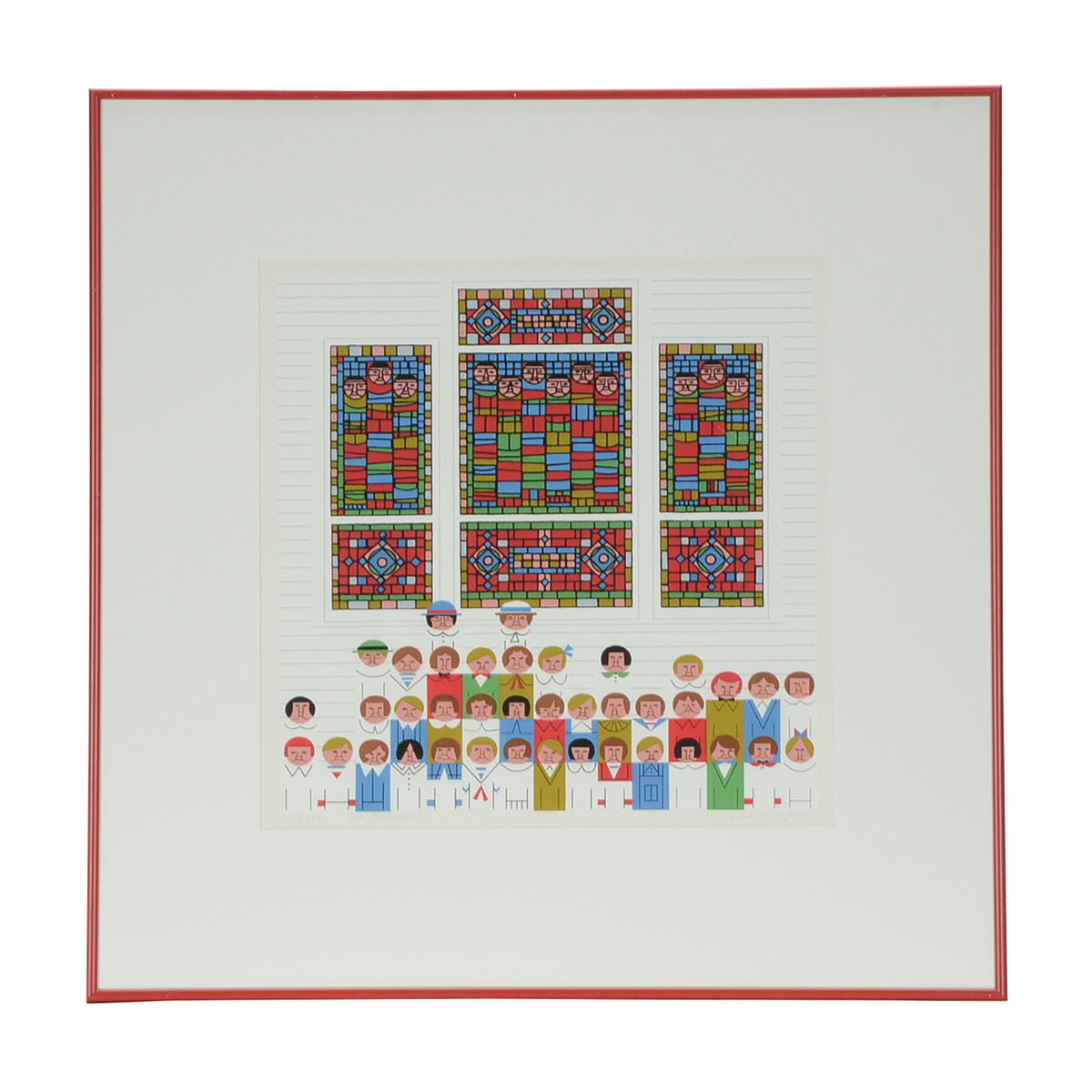 Edie Harper Signed Limited Edition Serigraph "The Disciples"