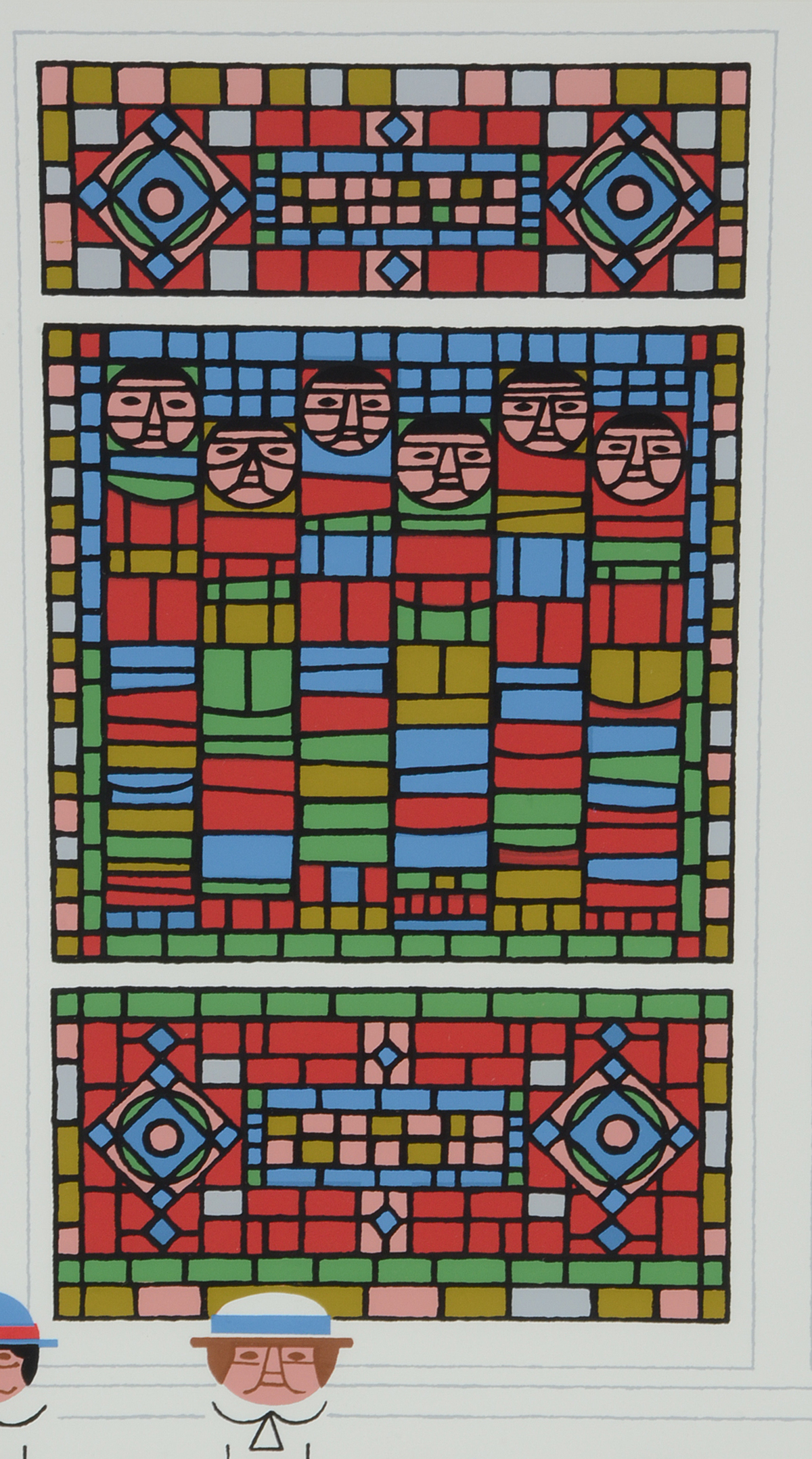 Edie Harper Signed Limited Edition Serigraph "The Disciples"