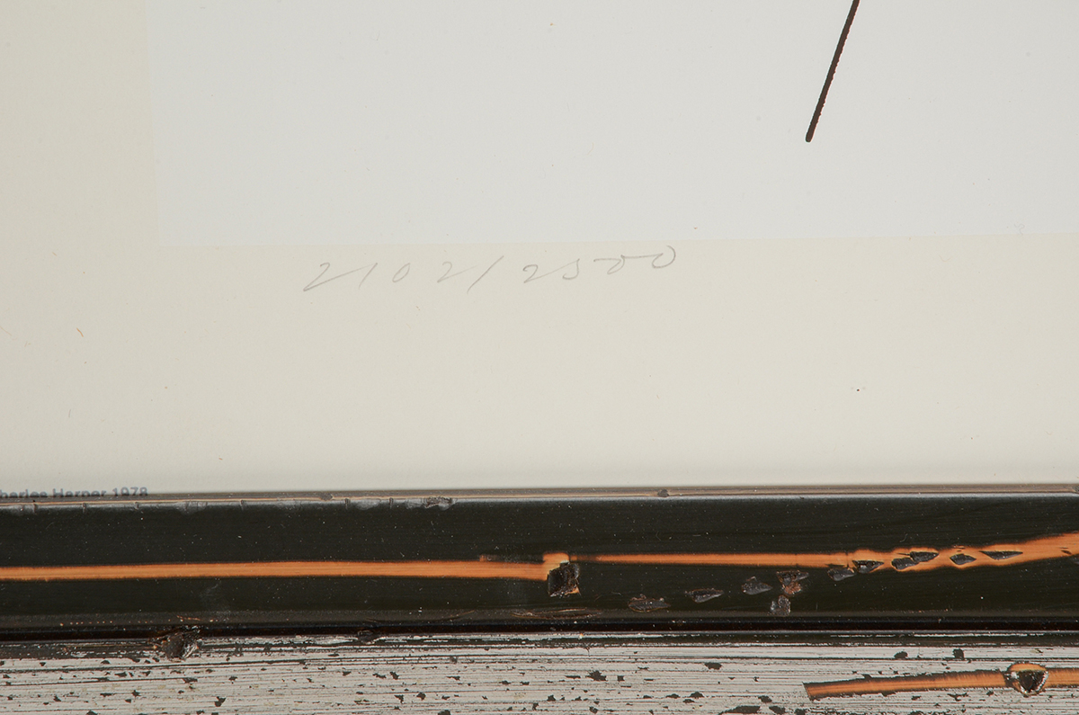 Charley Harper Signed Limited Edition Serigraph "Hare's Breadth"