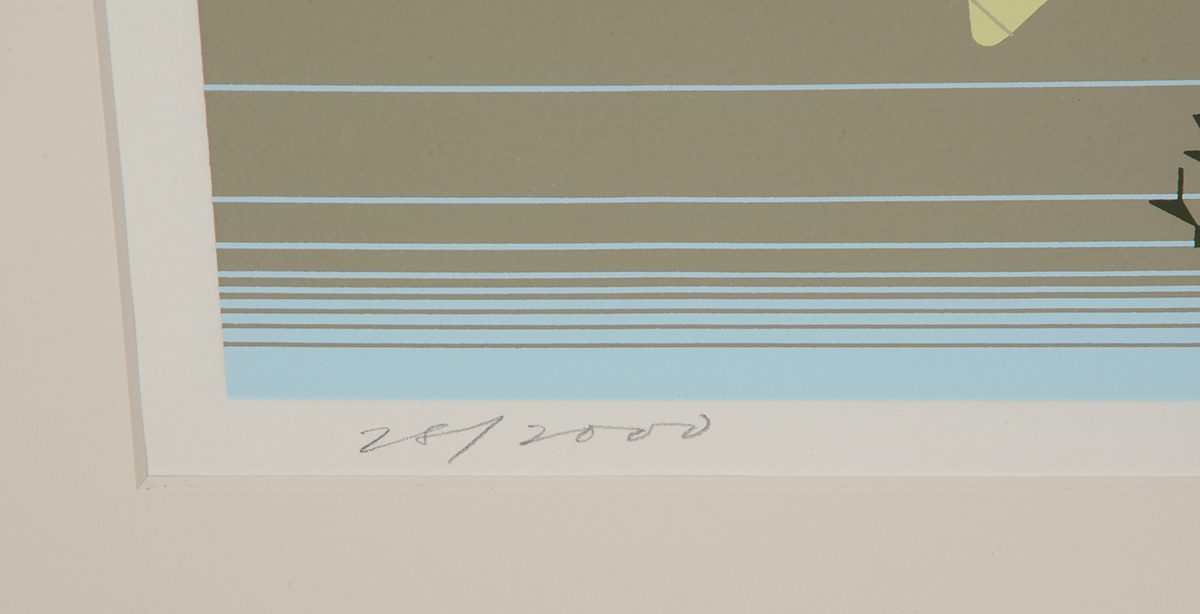 Charley Harper Signed Limited Edition Serigraph "Claws"