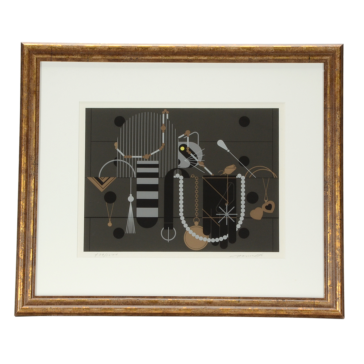 Charley Harper Signed Limited Edition Serigraph "Racc An' Ruin"