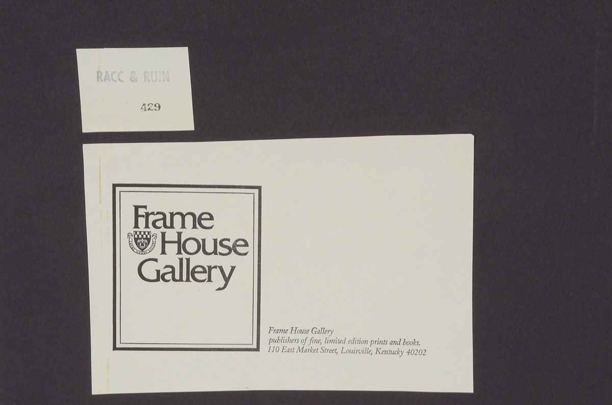 Charley Harper Signed Limited Edition Serigraph "Racc An' Ruin"