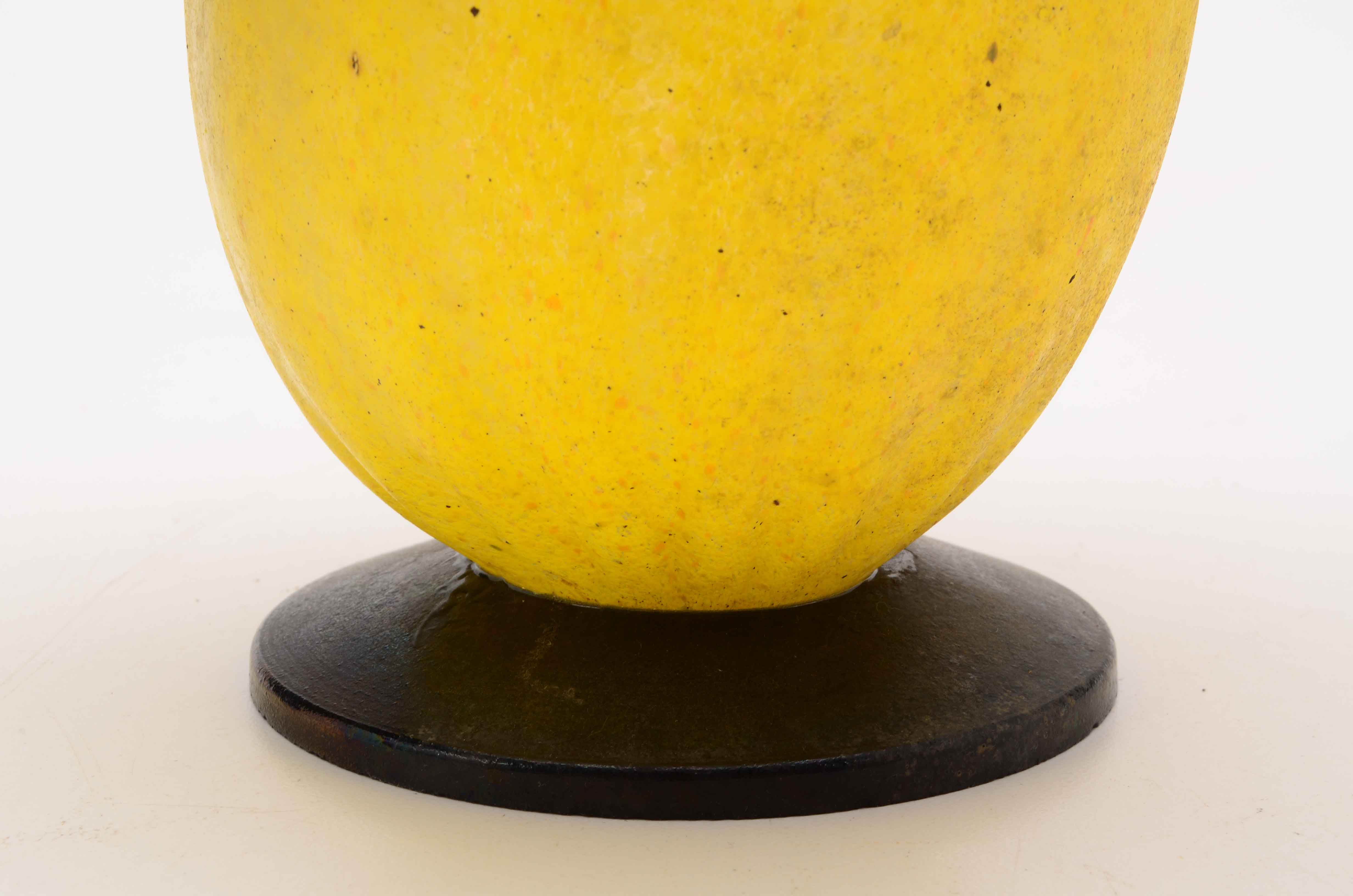 Yellow Italian Vase