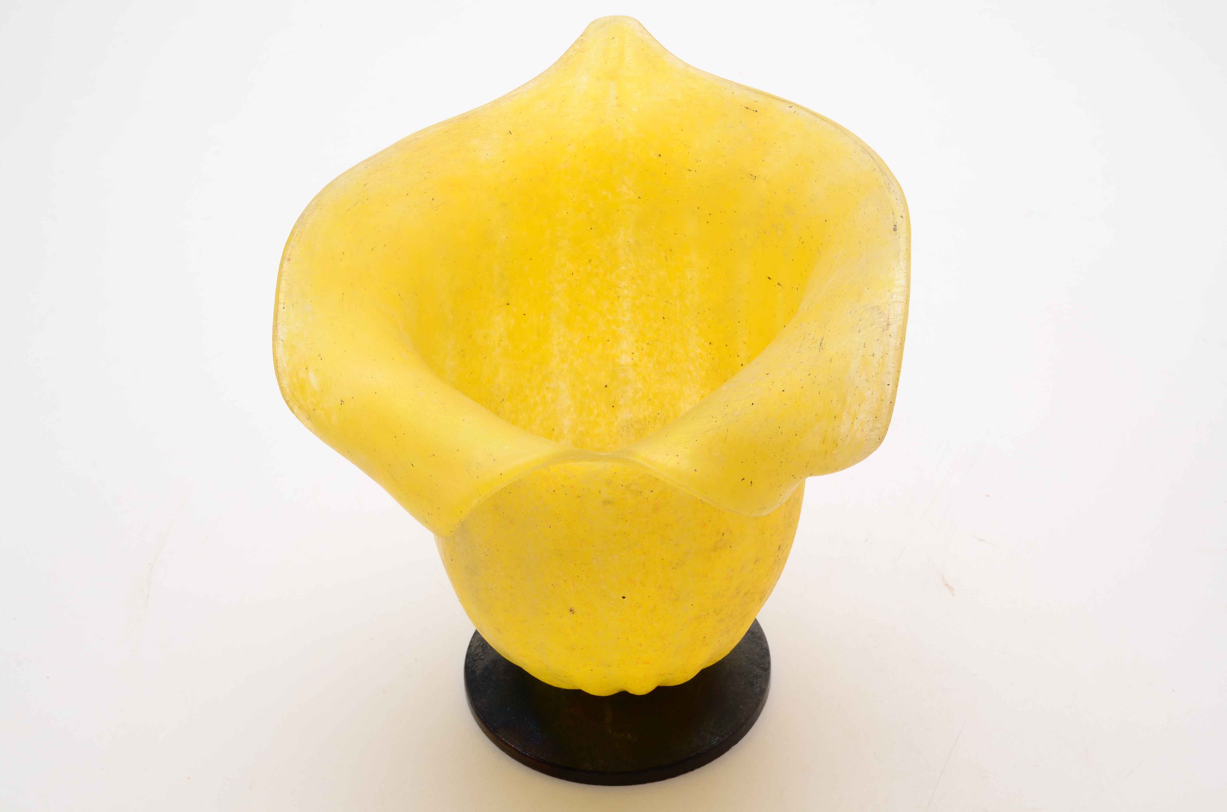 Yellow Italian Vase