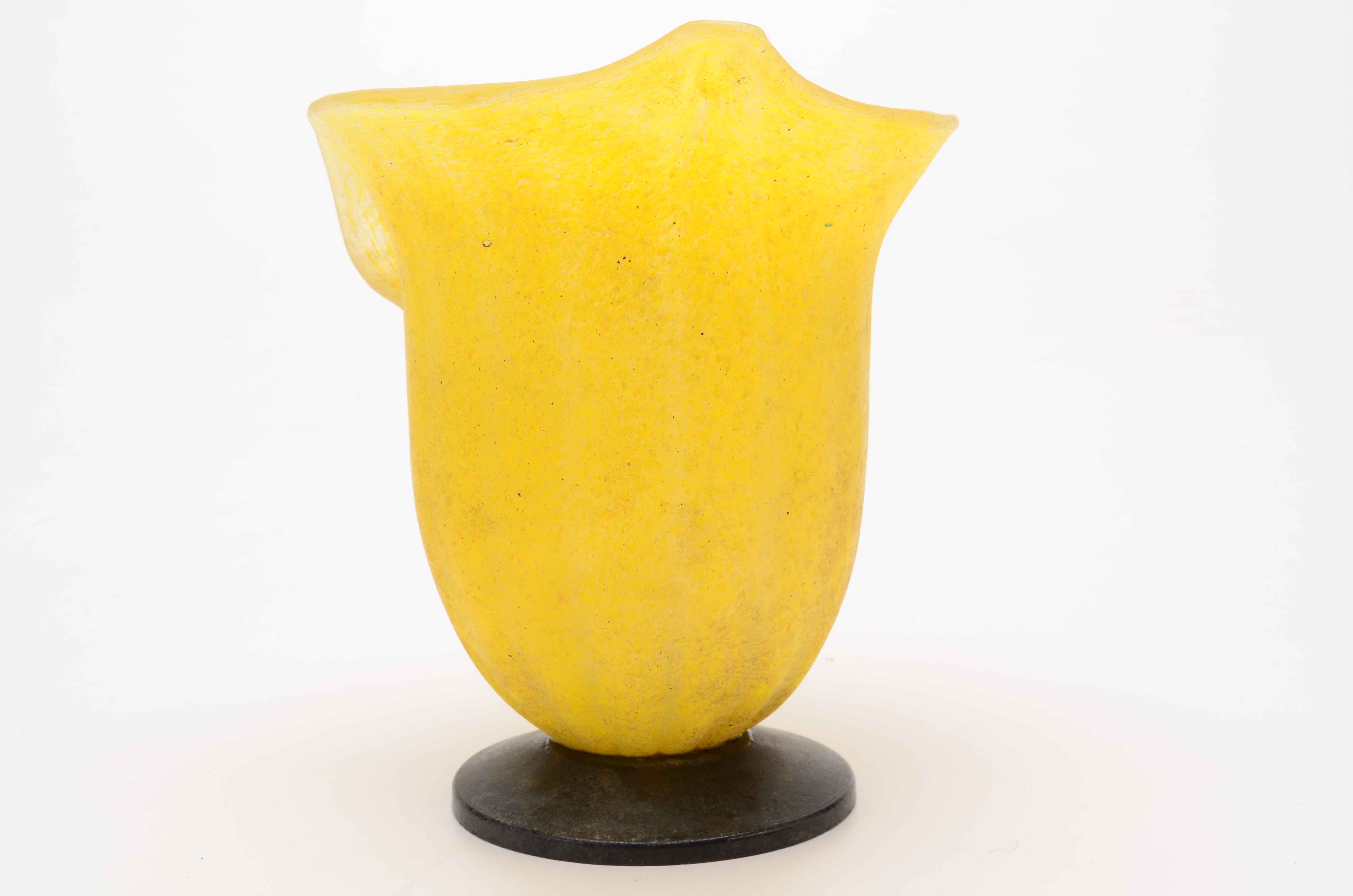 Yellow Italian Vase