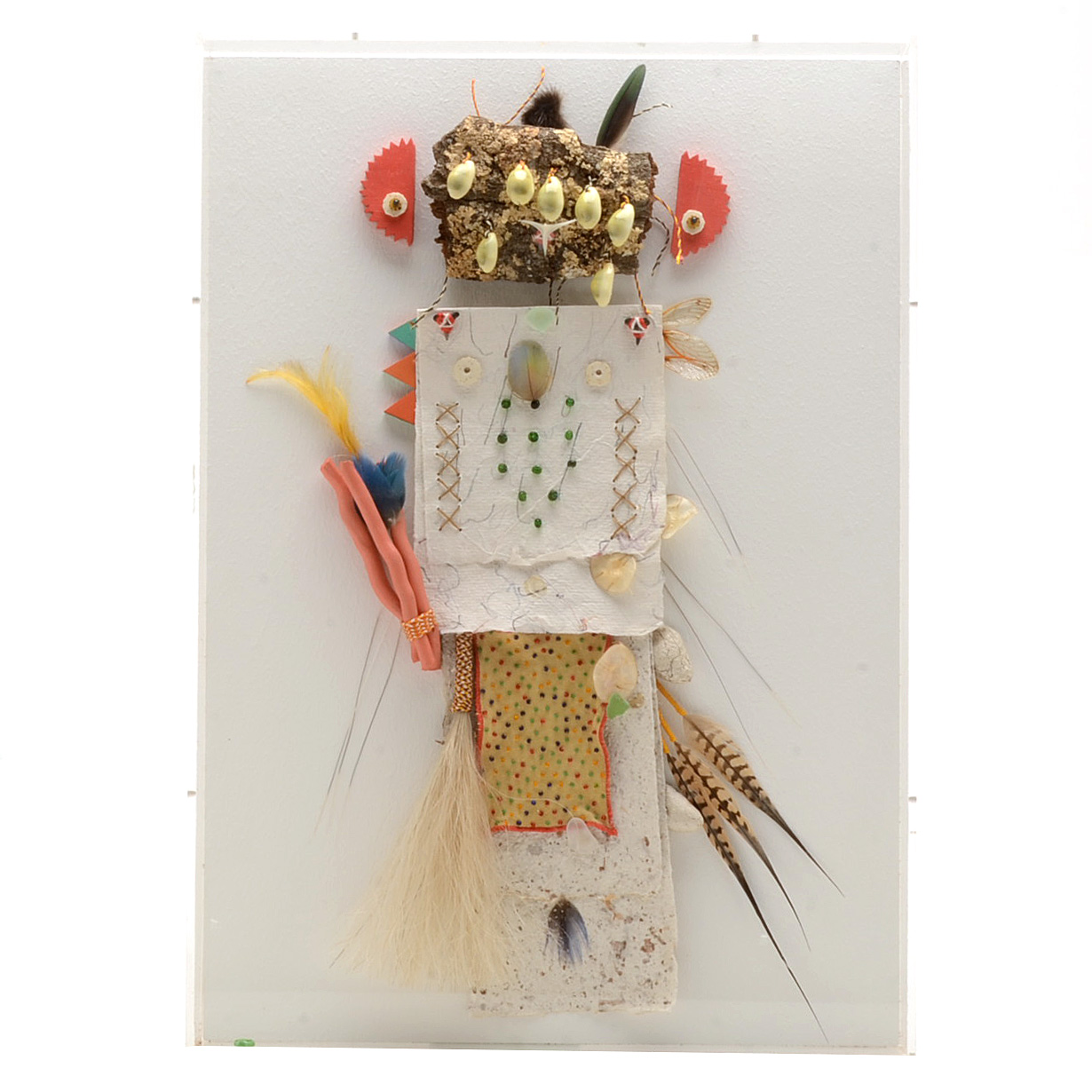 Mixed Media Nature-Themed Assemblage