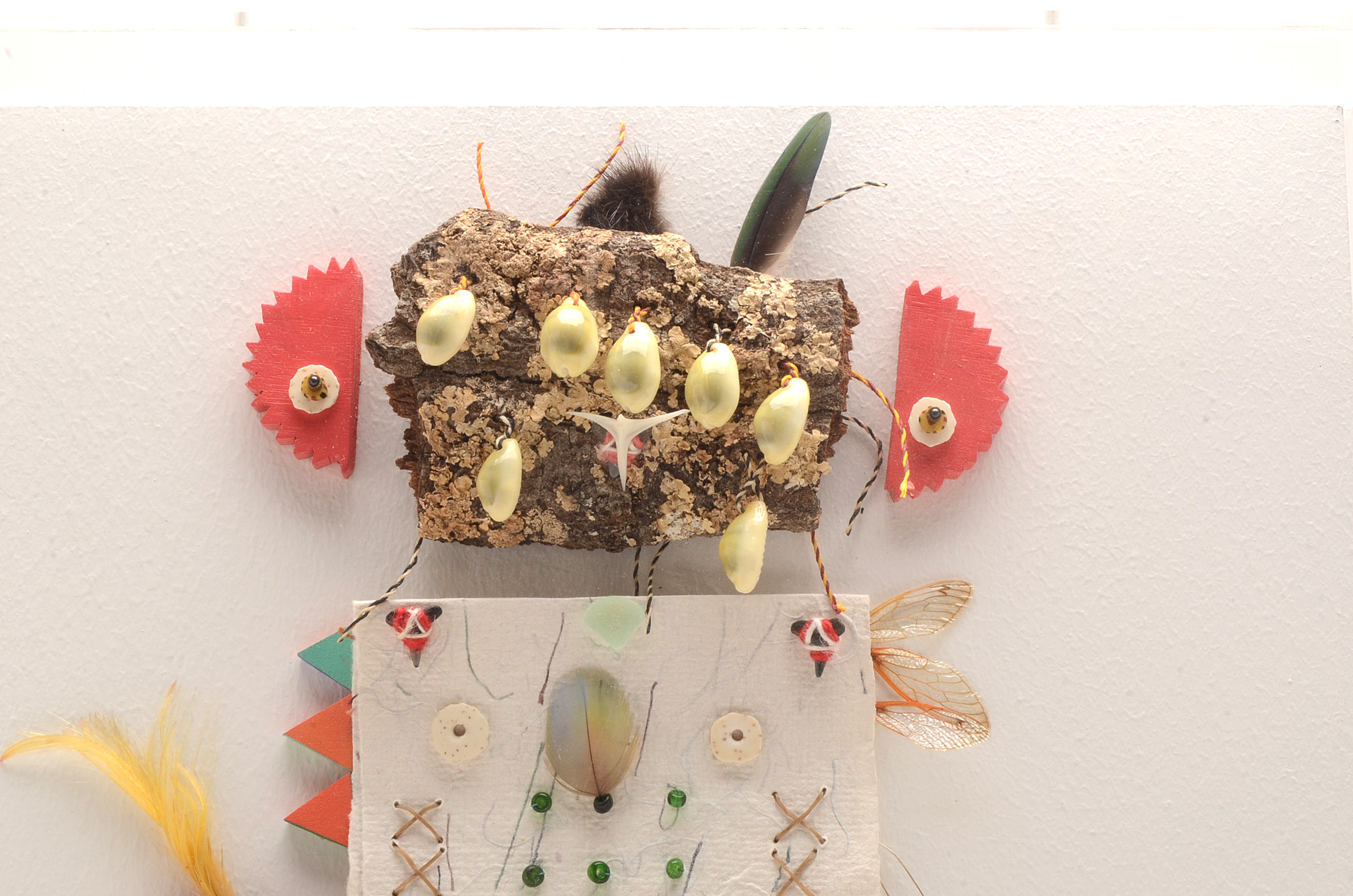 Mixed Media Nature-Themed Assemblage