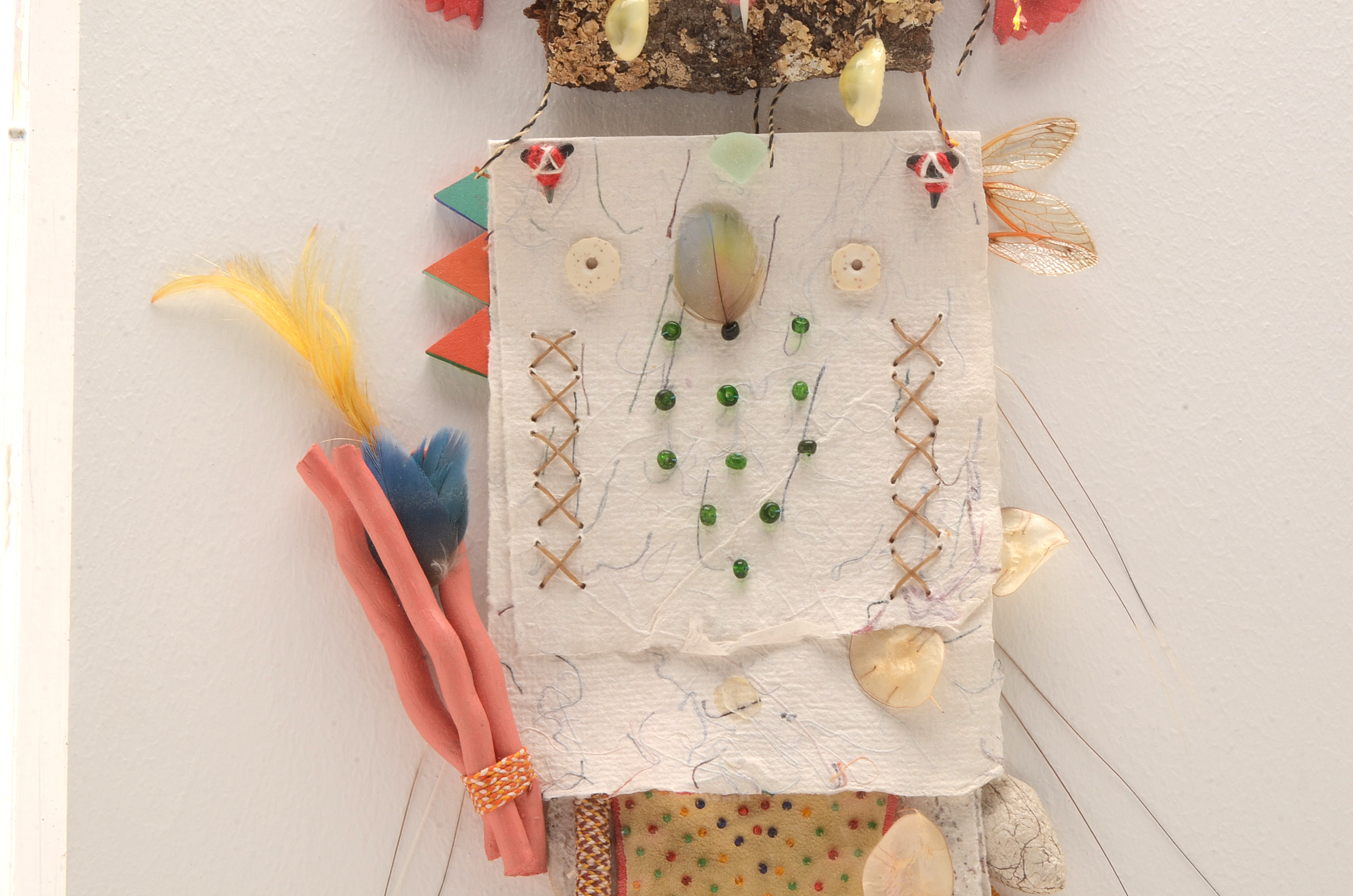 Mixed Media Nature-Themed Assemblage