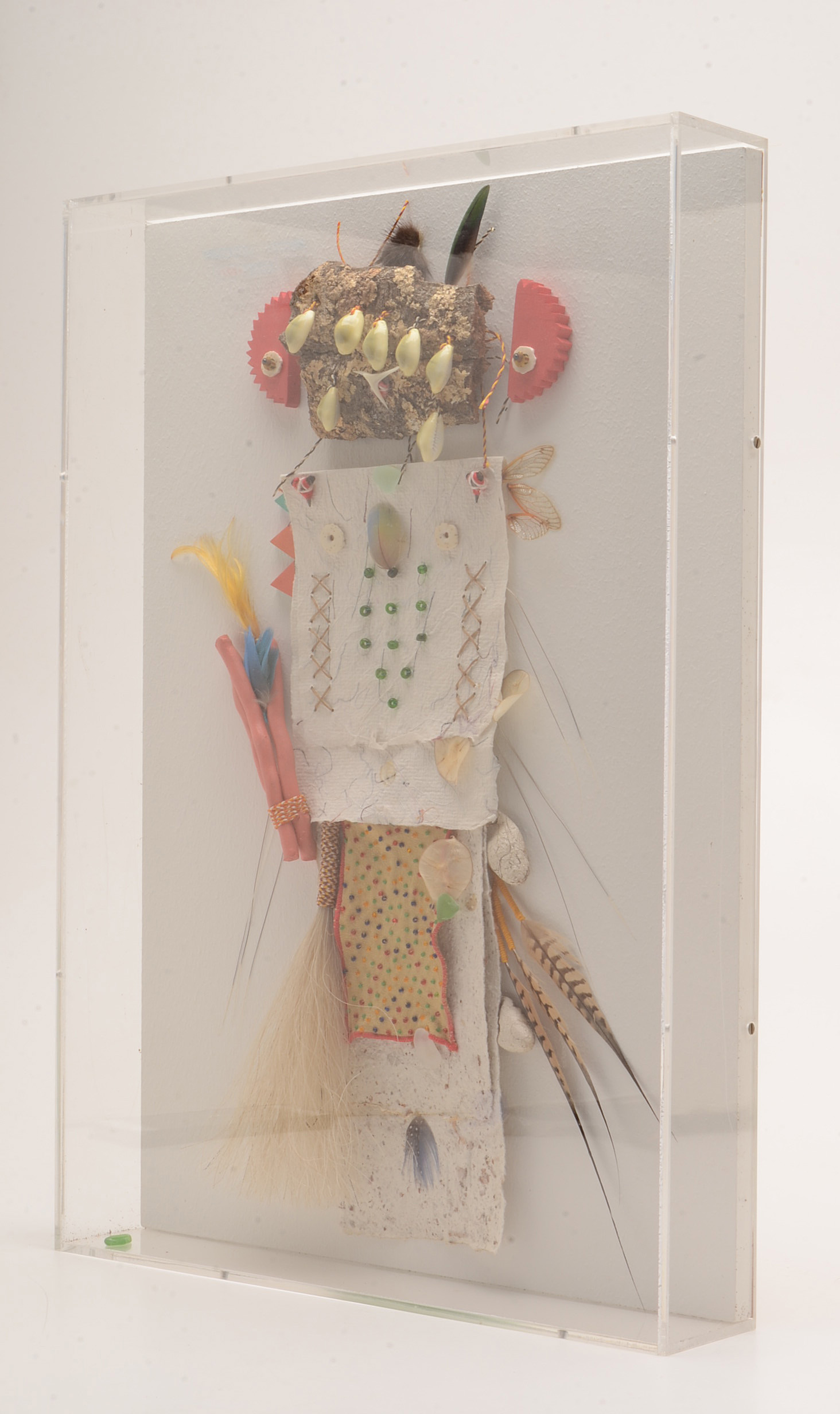 Mixed Media Nature-Themed Assemblage