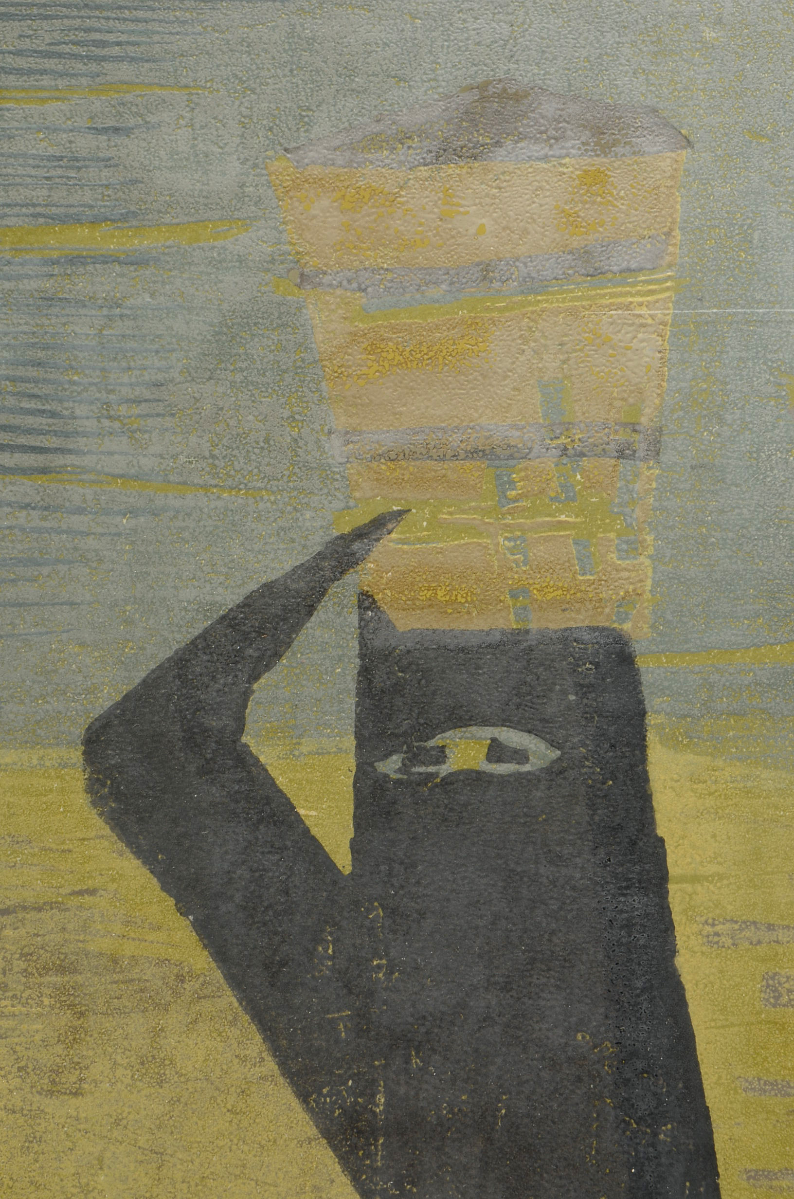 Evelyn Marx 1962 Limited Edition Woodblock "Hagar's Children"