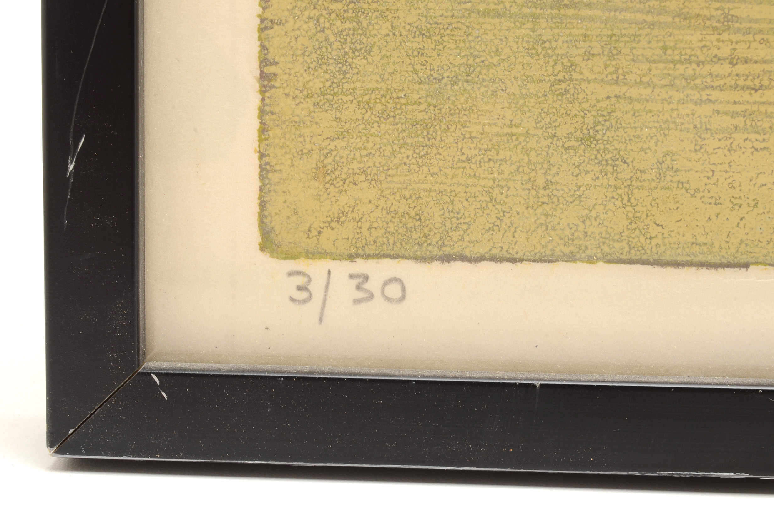 Evelyn Marx 1962 Limited Edition Woodblock "Hagar's Children"