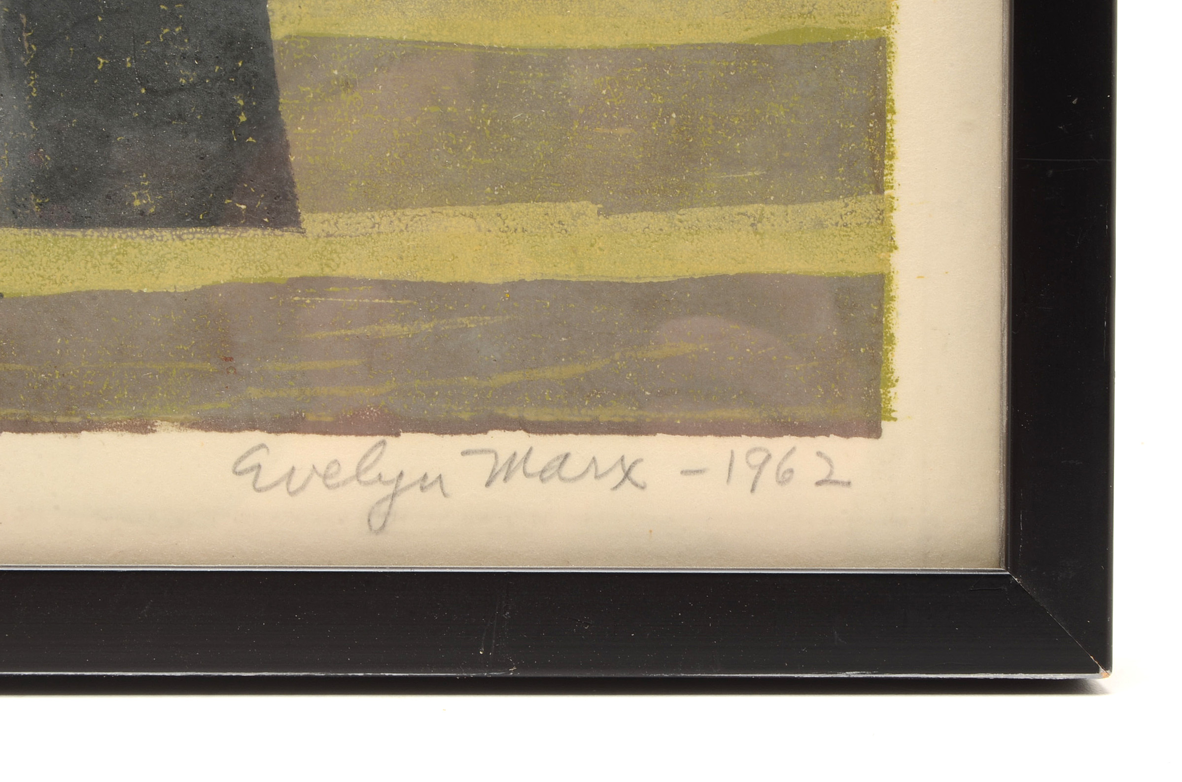 Evelyn Marx 1962 Limited Edition Woodblock "Hagar's Children"