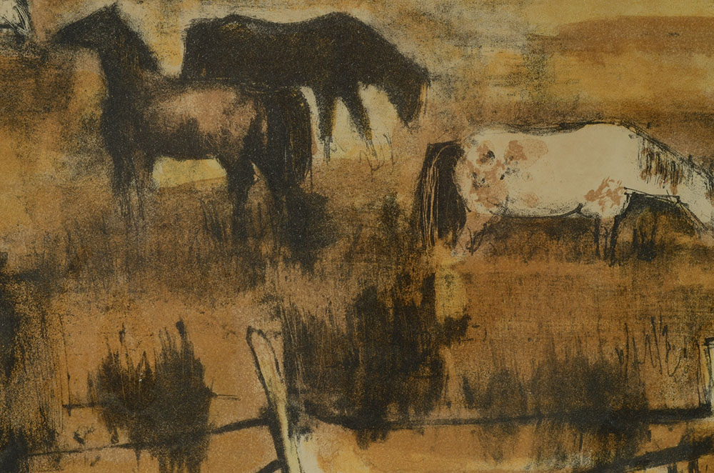 Raymond Guerrier Signed Limited Edition Stone Lithograph