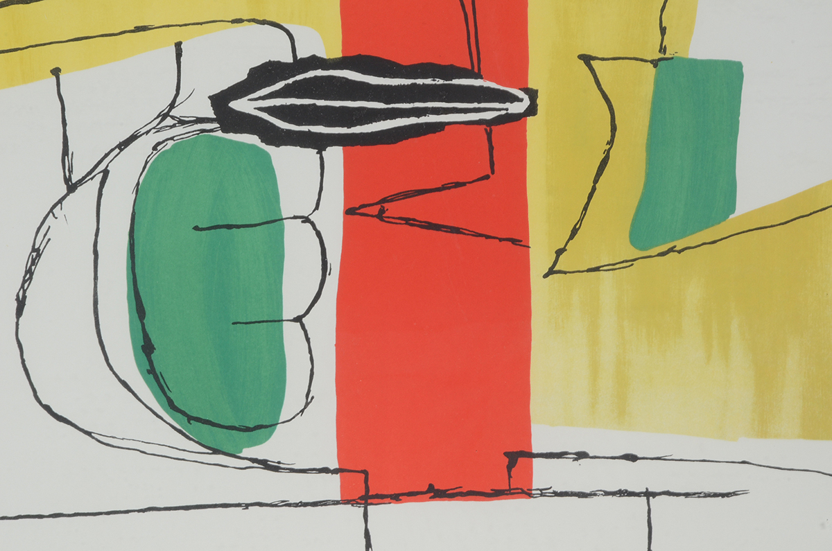 Le Corbusier 1963 Hand-Pulled Lithograph "Taureau"