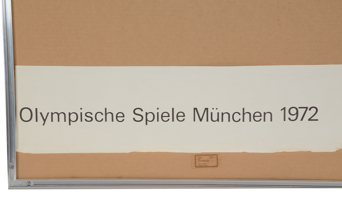 Eduardo Chillida 1972 Lithograph Poster for Munich Olympics