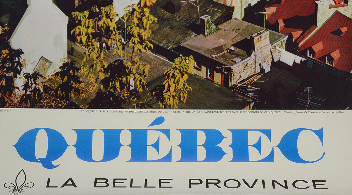 Six Original 1960s Québec Travel Posters