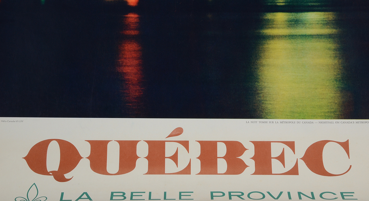 Six Original 1960s Québec Travel Posters