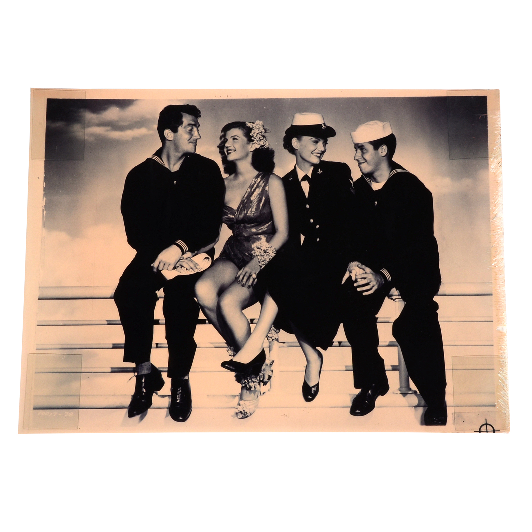 Large-Scale Unframed Black-and-White Photographic Poster of Film Still of "Sailor Beware"