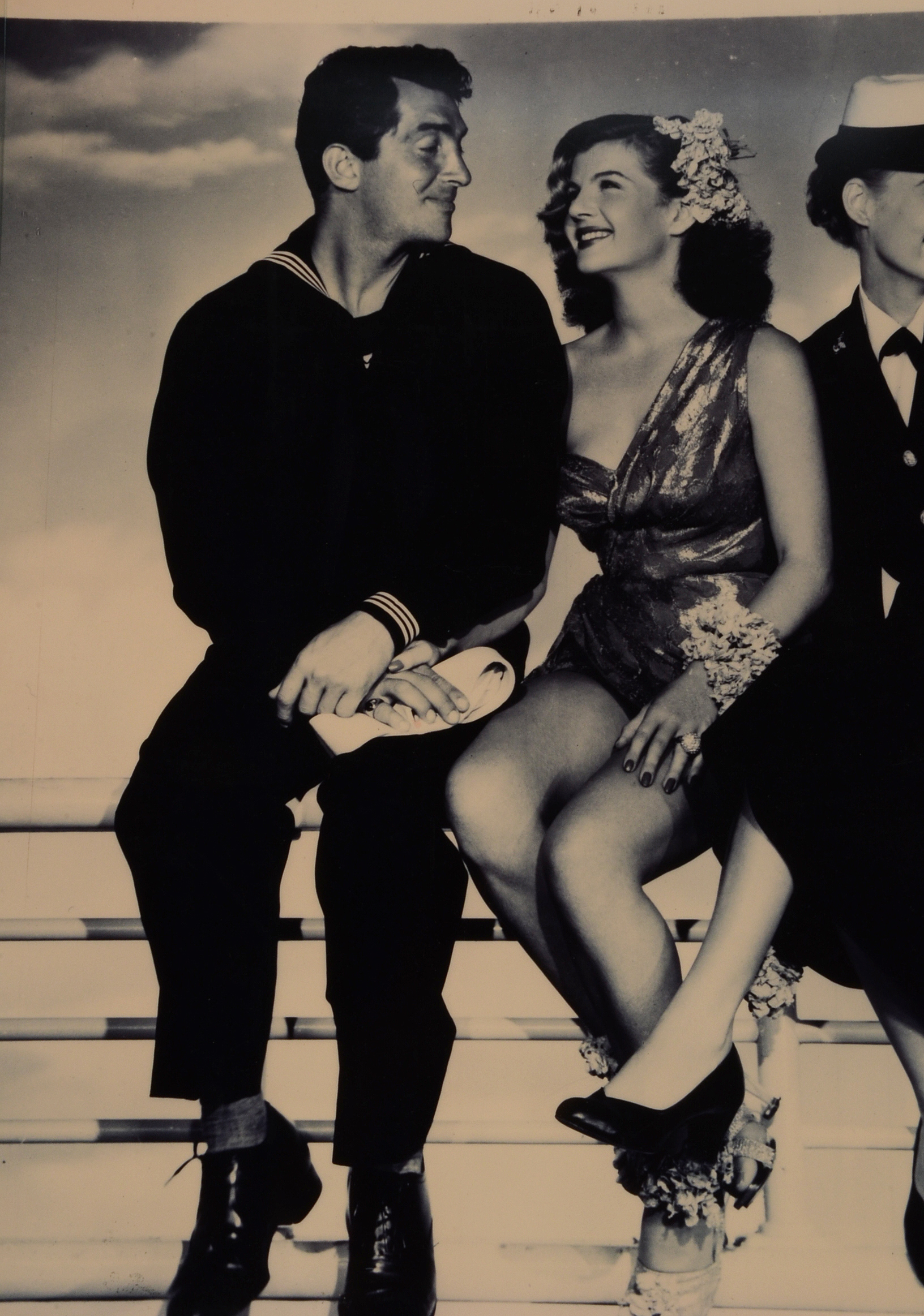 Large-Scale Unframed Black-and-White Photographic Poster of Film Still of "Sailor Beware"